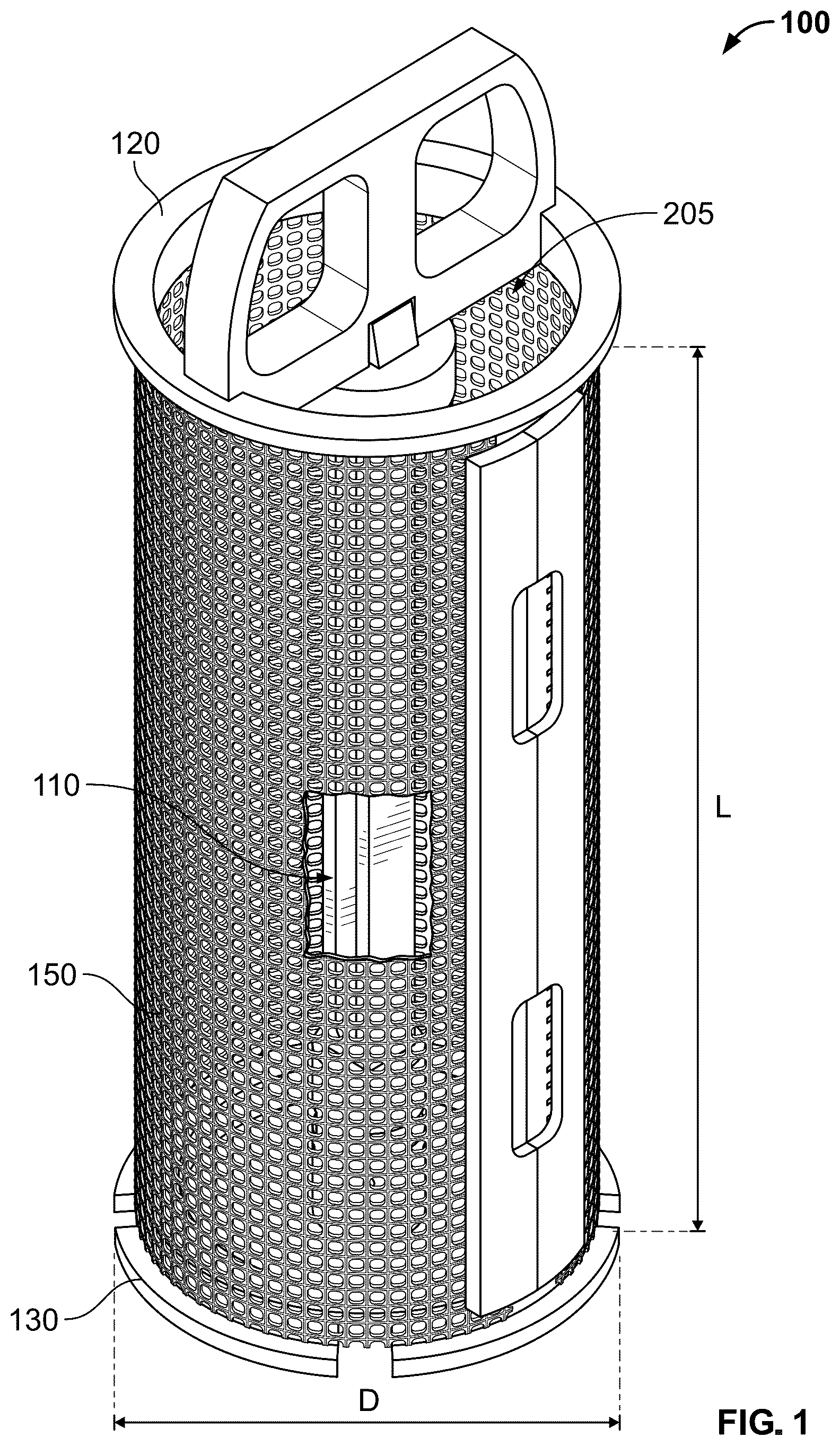 Patent US12324997 — Raw water filtering device — Figure 1