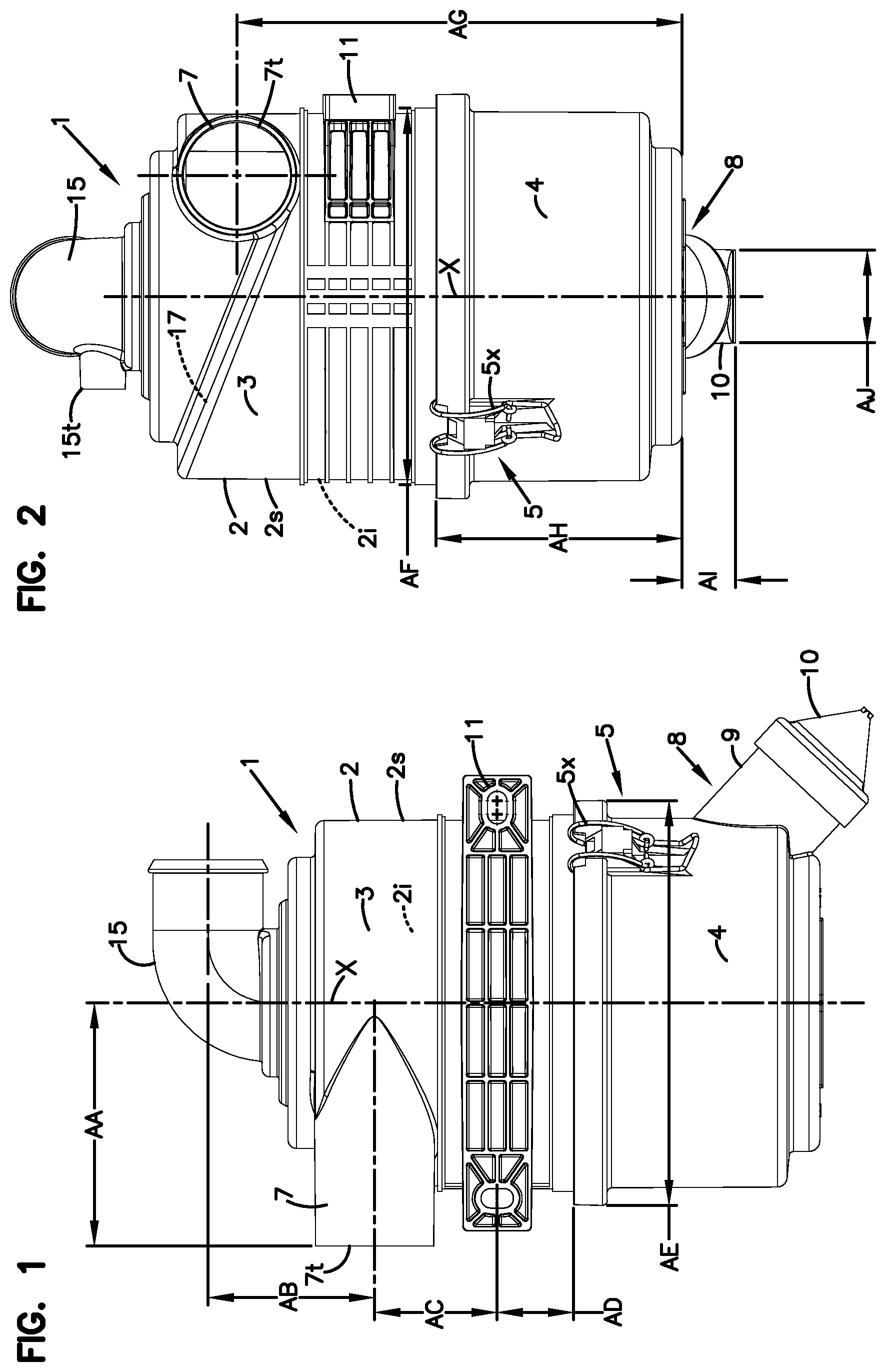 Patent US12325002 — Filter assemblies; components and features thereof; and, methods of use and assembly — Figure 1