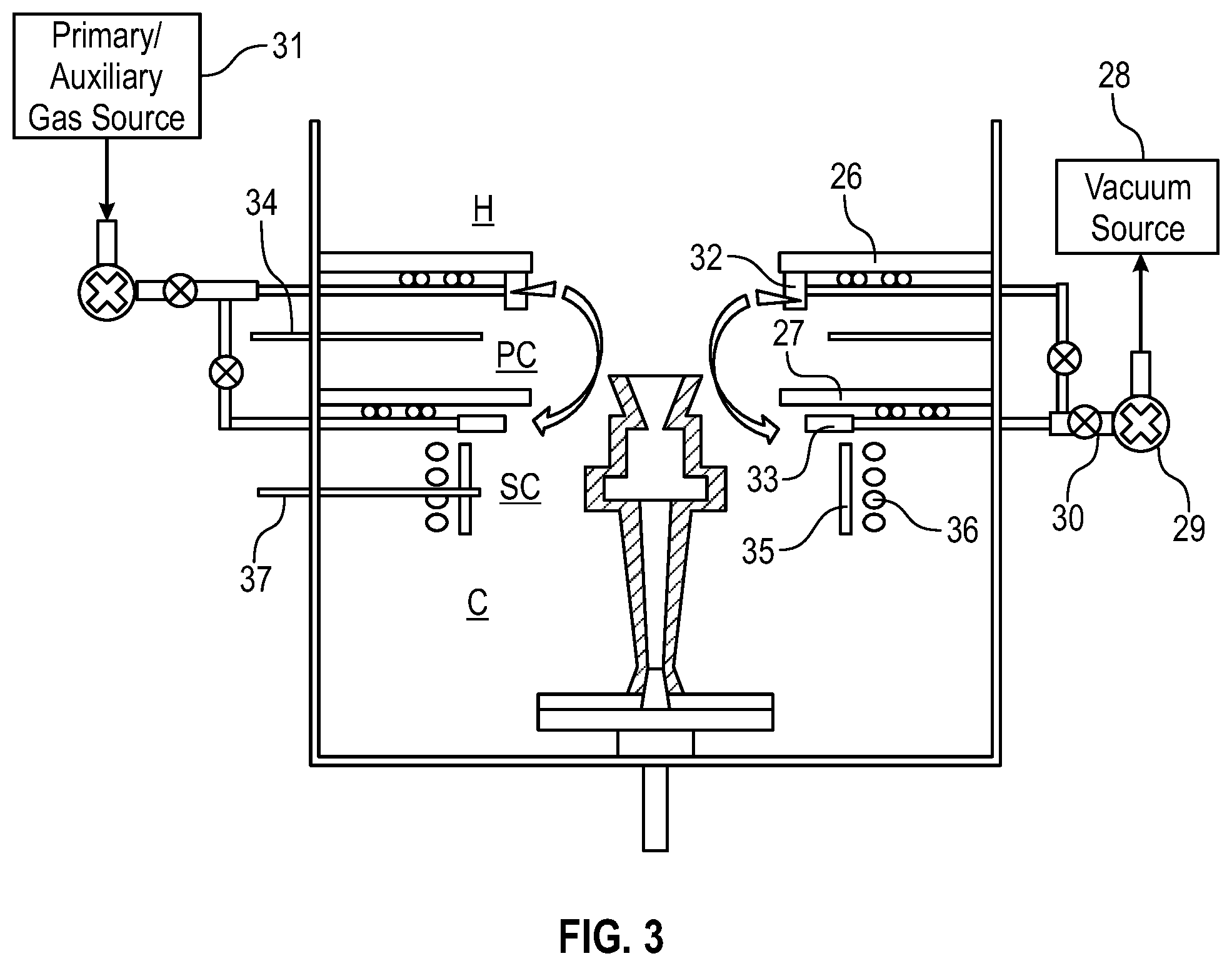 Patent US12325066 — Casting furnace for solidification restructuring (FSR) — Figure 1