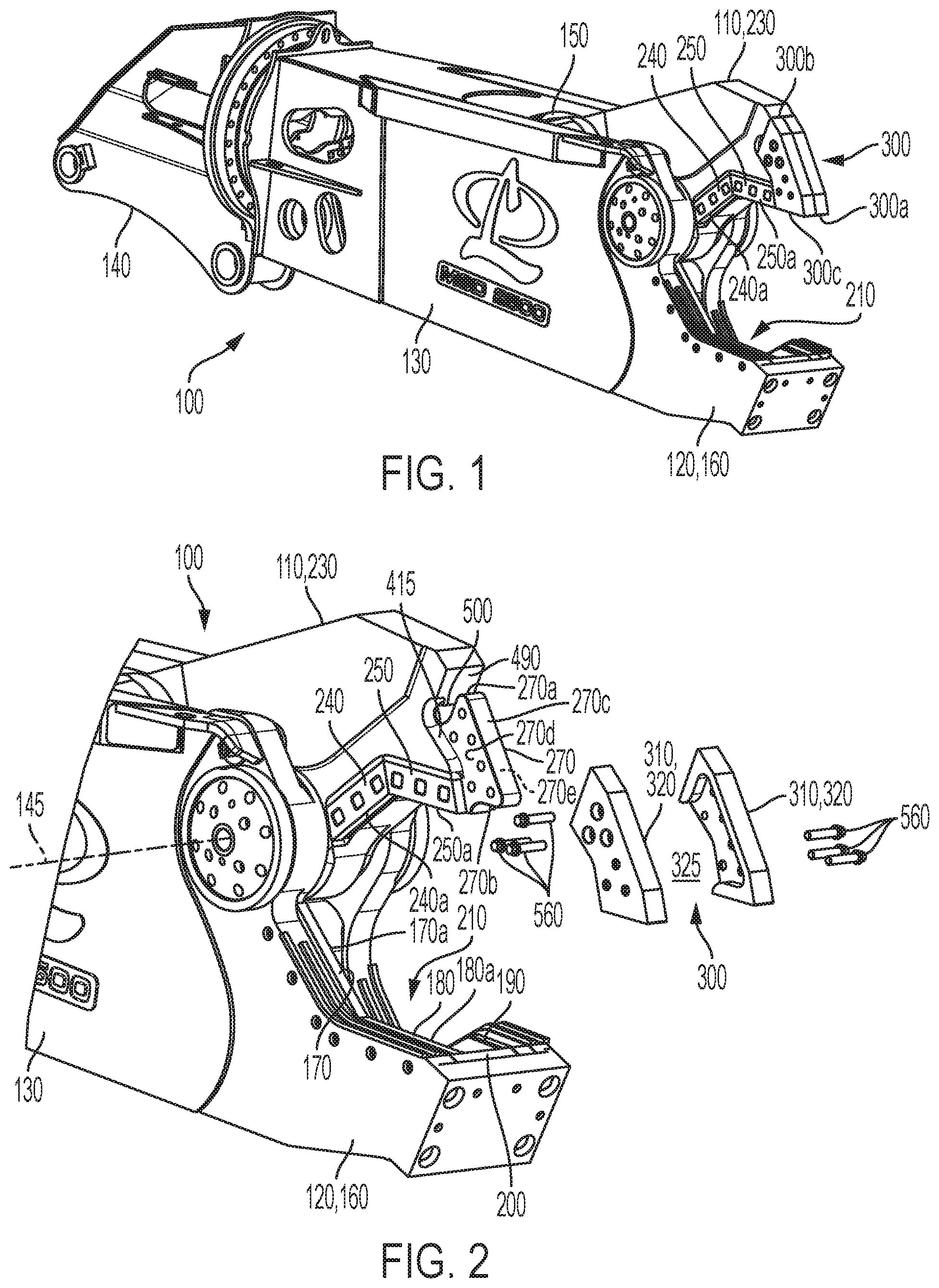 Patent US12325079 — Indexable piercing tip for demolition shears — Figure 1