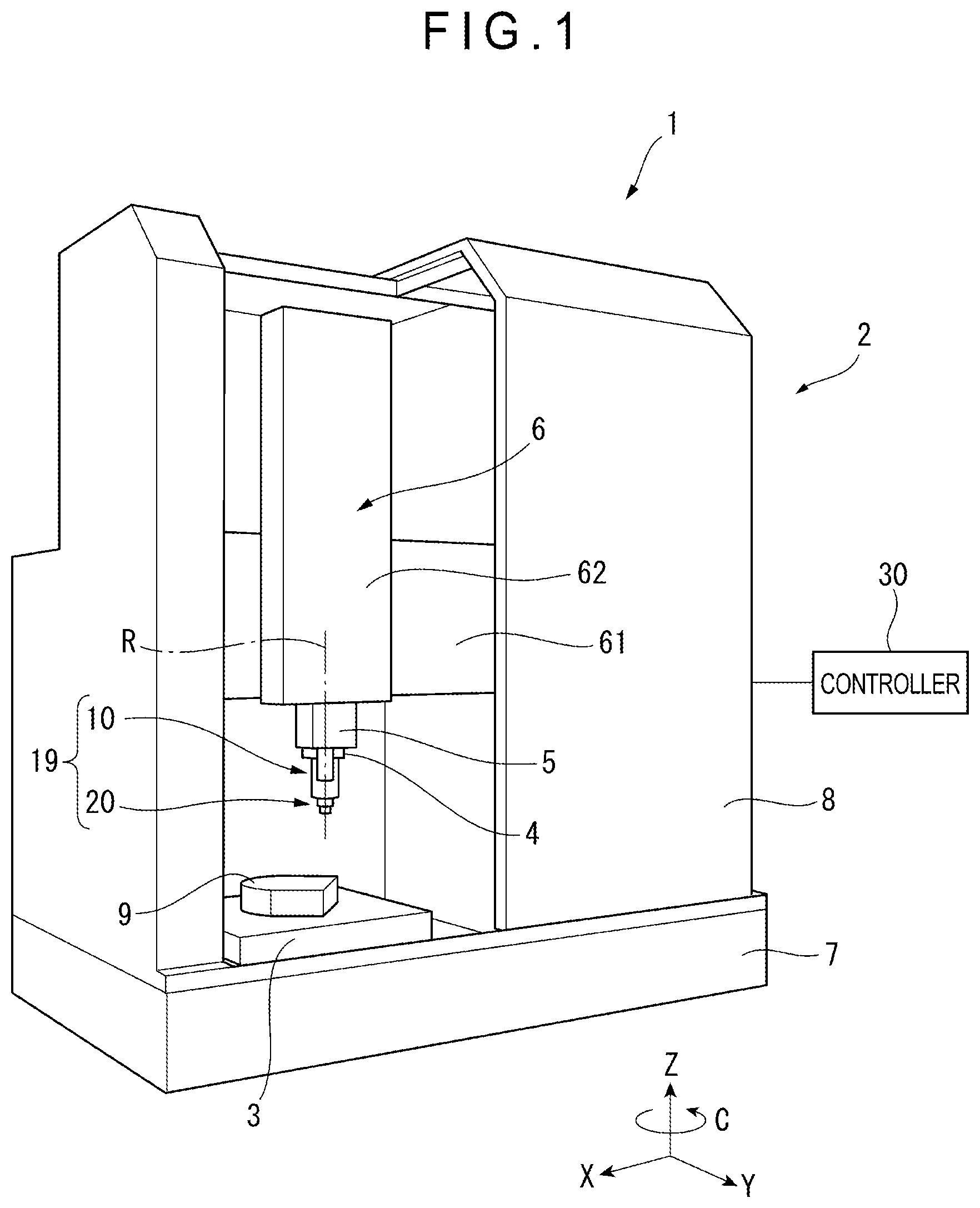 Patent US12325084 — Friction stir welding attachment, friction stir welding head, and friction stir welding device — Figure 1