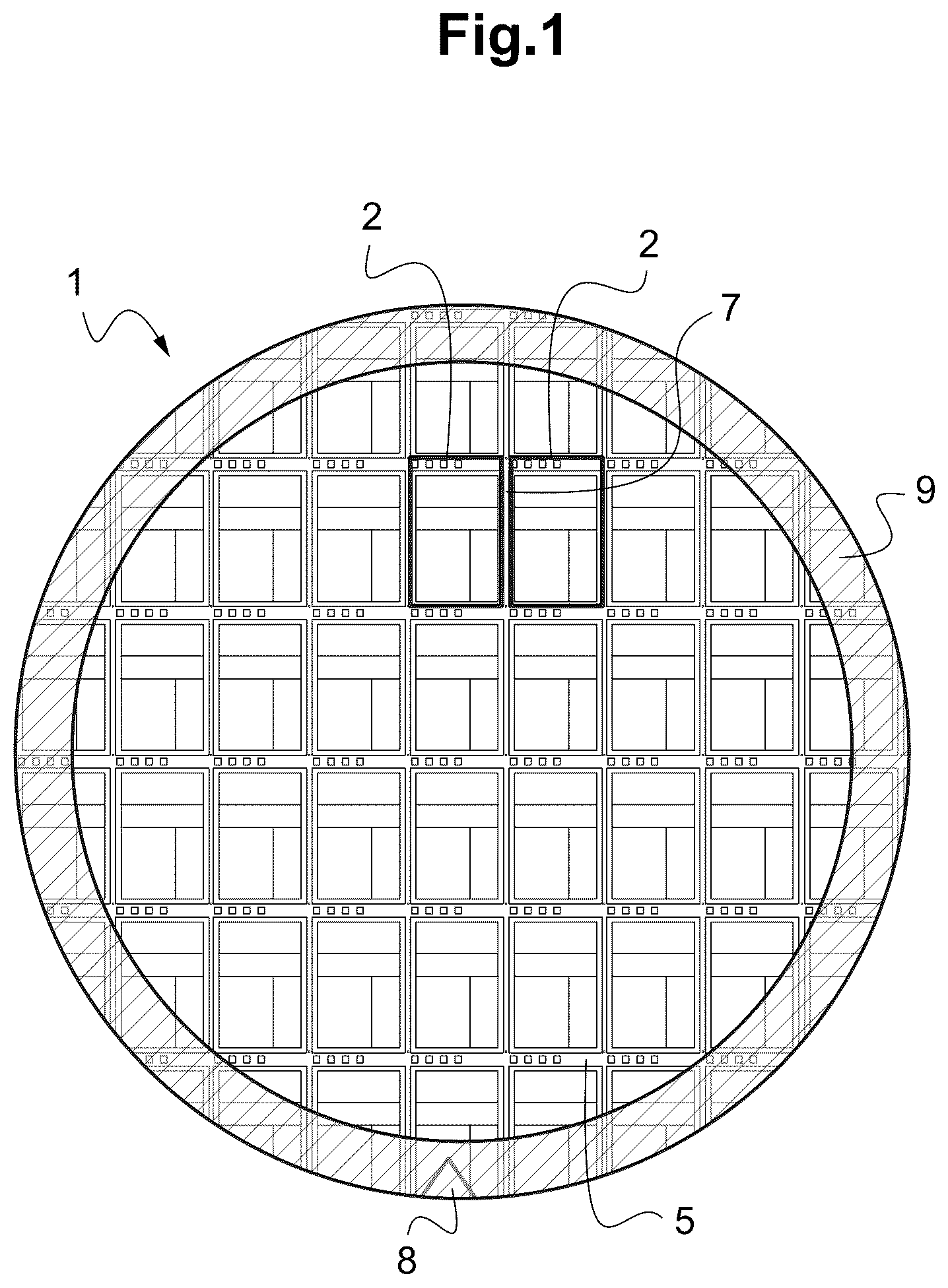 Patent US12325085 — Method and system for uniformly irradiating a frame of a processed substrate — Figure 1