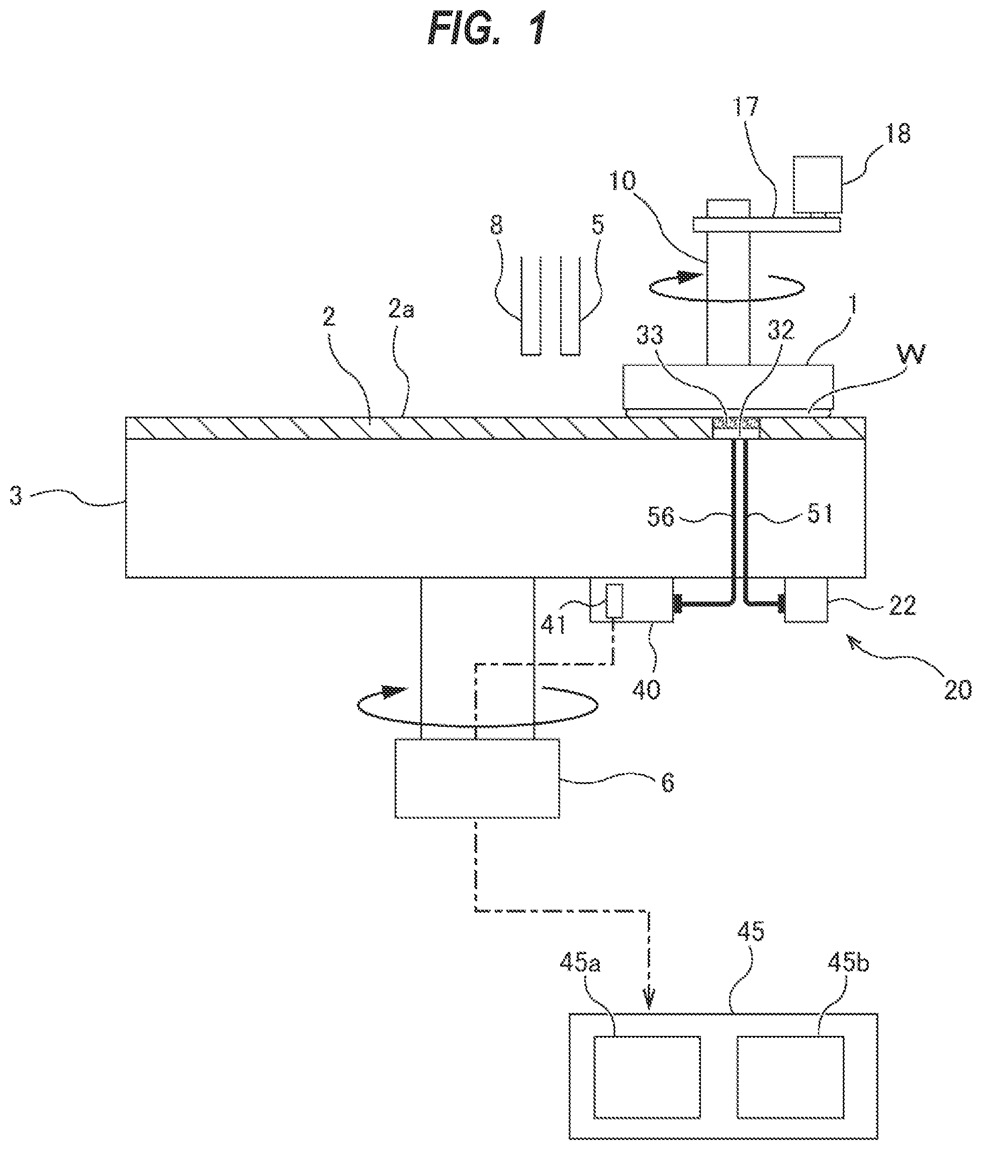 Patent US12325101 Figure 1 – Polishing apparatus and polishing method