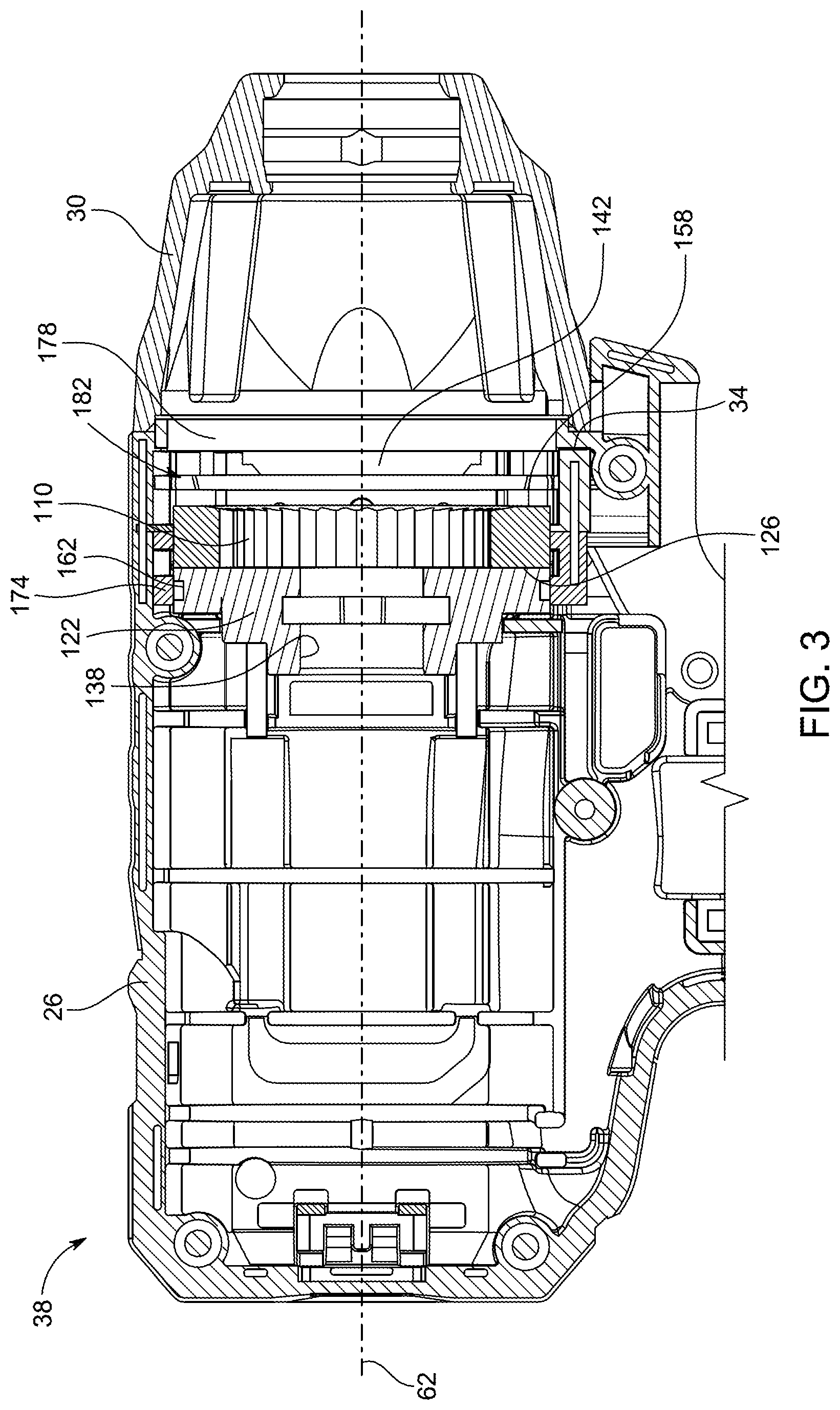 Patent US12325118 — Rotary impact tool — Figure 1
