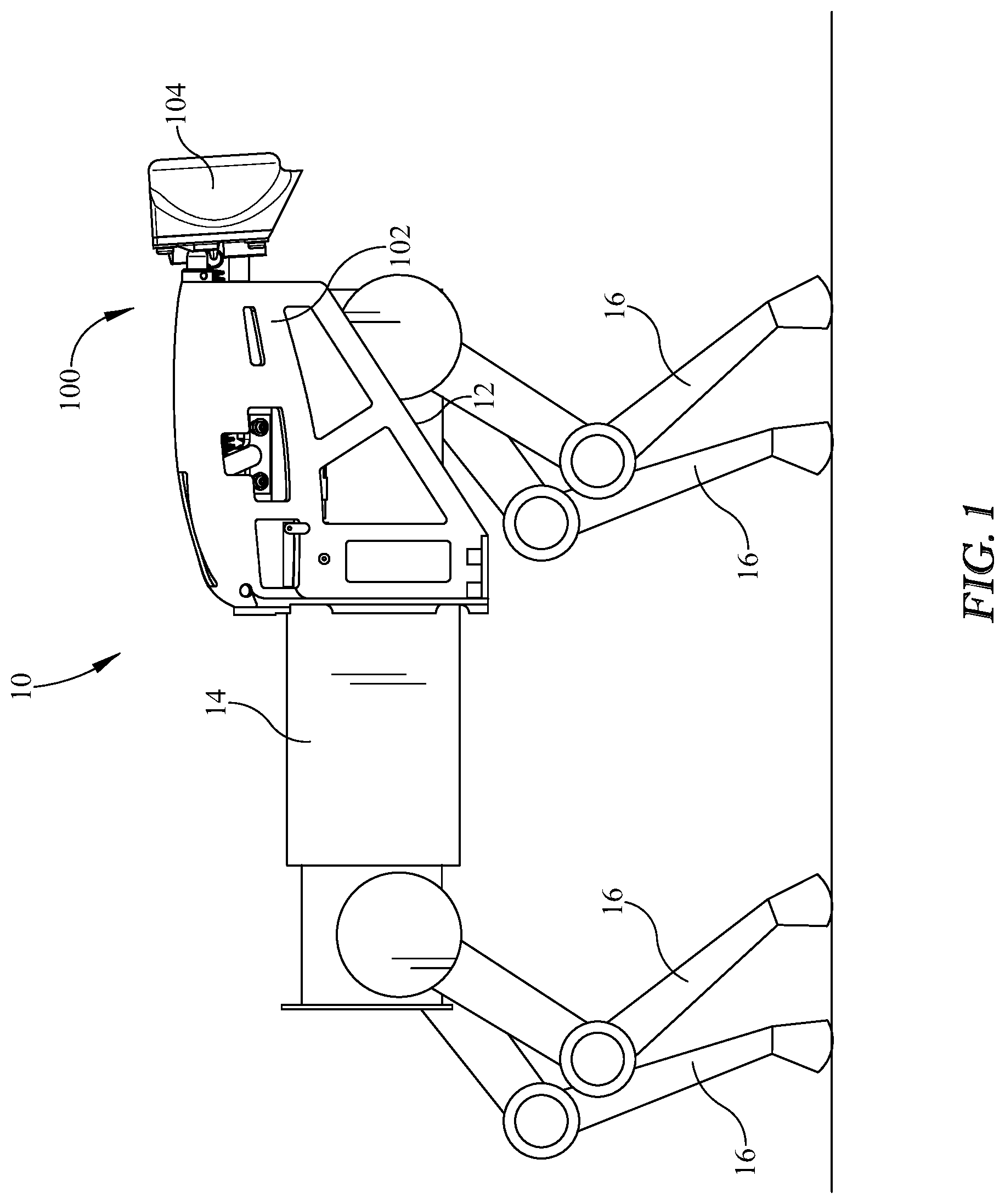 Patent US12325121 — Robot appendage actuation — Figure 1