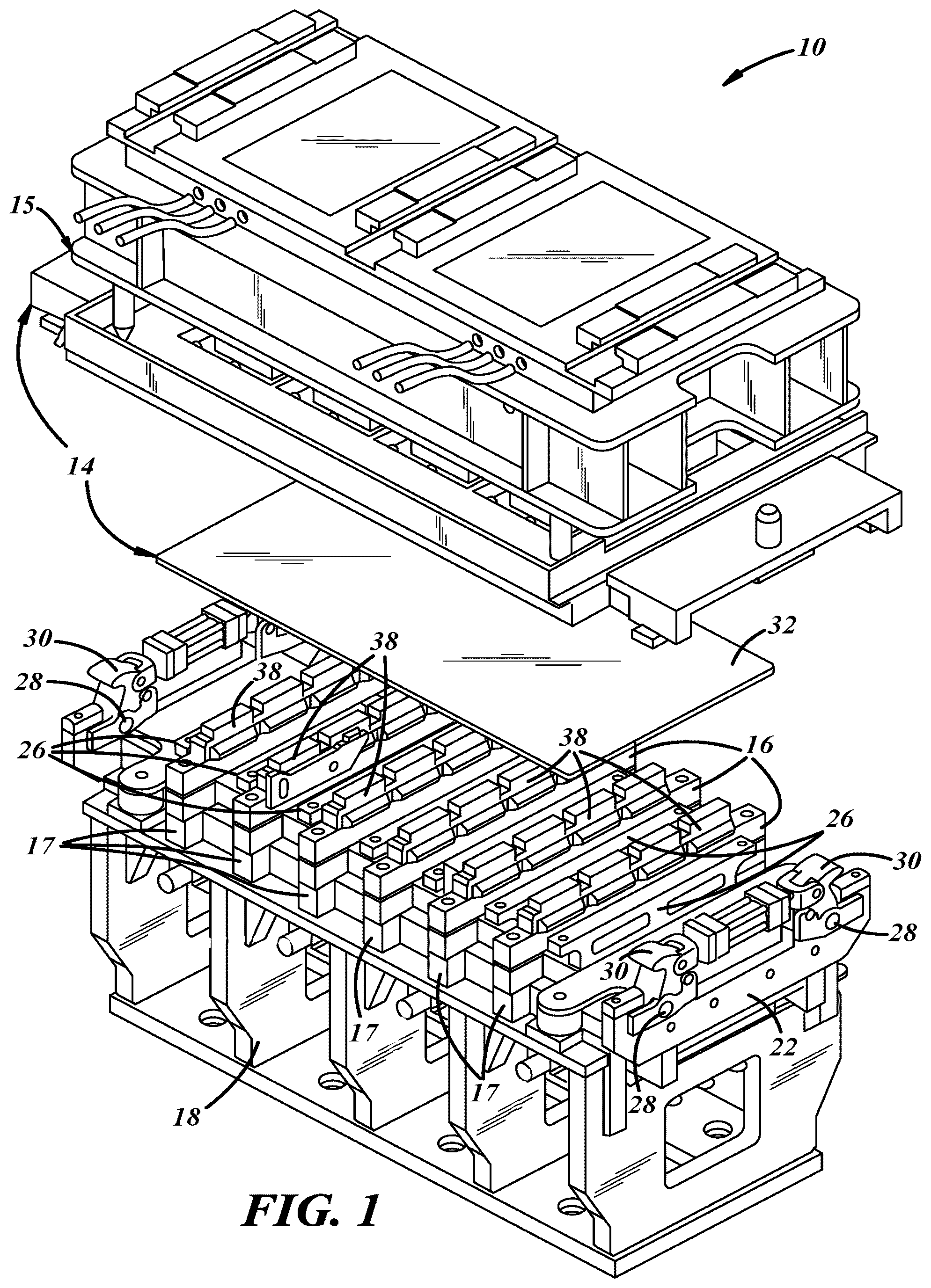Patent US12325150 — Hybrid mold vibration — Figure 1