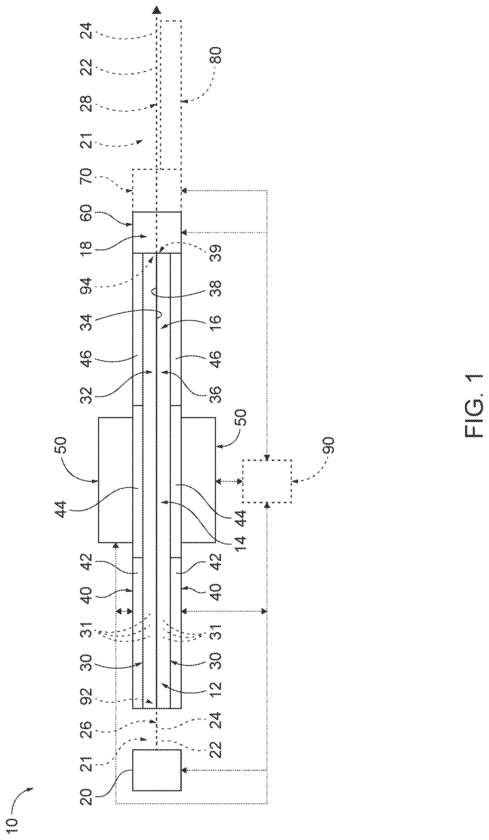 Patent US12325159 — Continuous compression molding machines and methods of continuous compression molding a consolidated thermoplastic matrix composite material — Figure 1