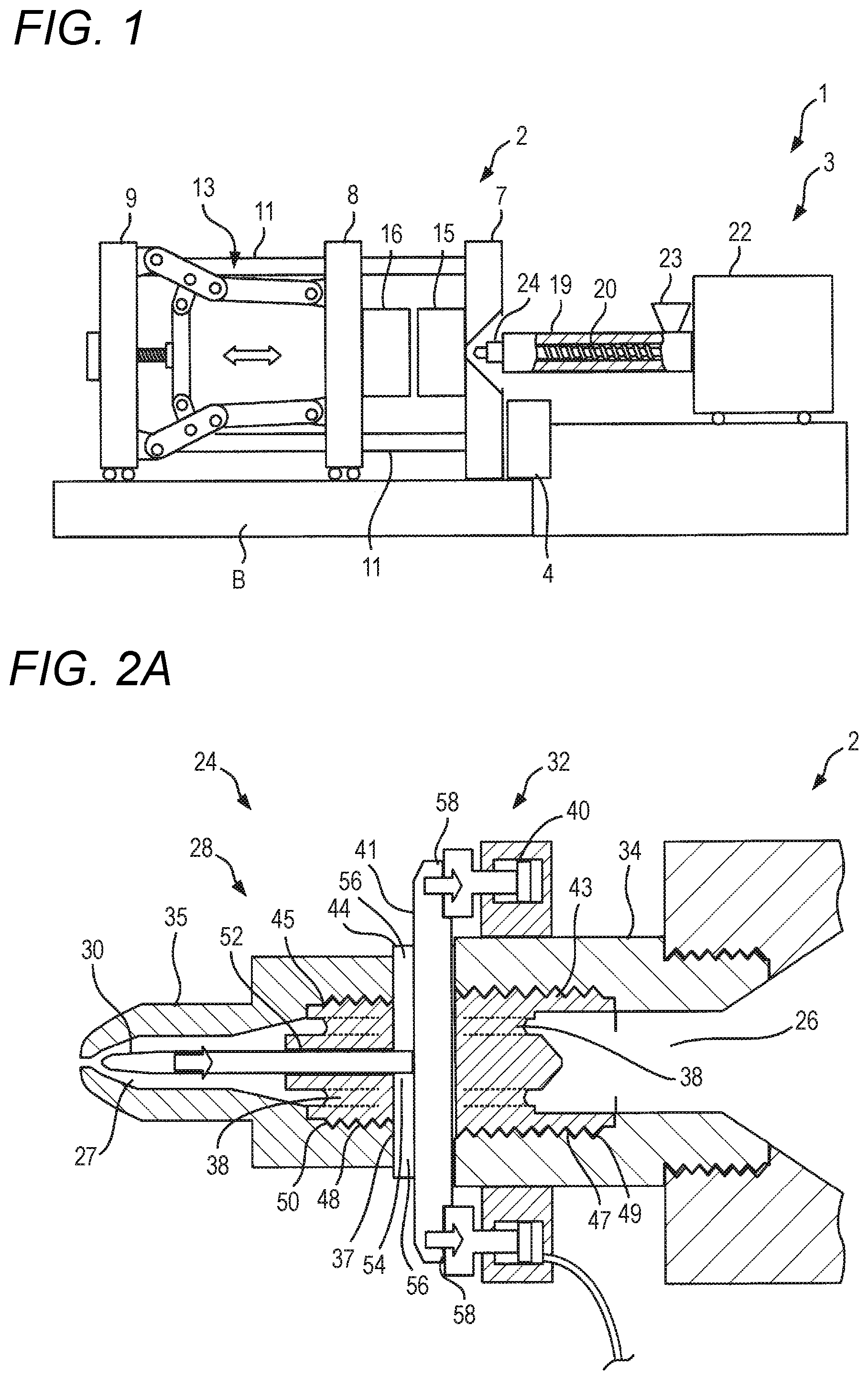 Patent US12325163 — Shut-off nozzle, injection device, and injection molding machine — Figure 1