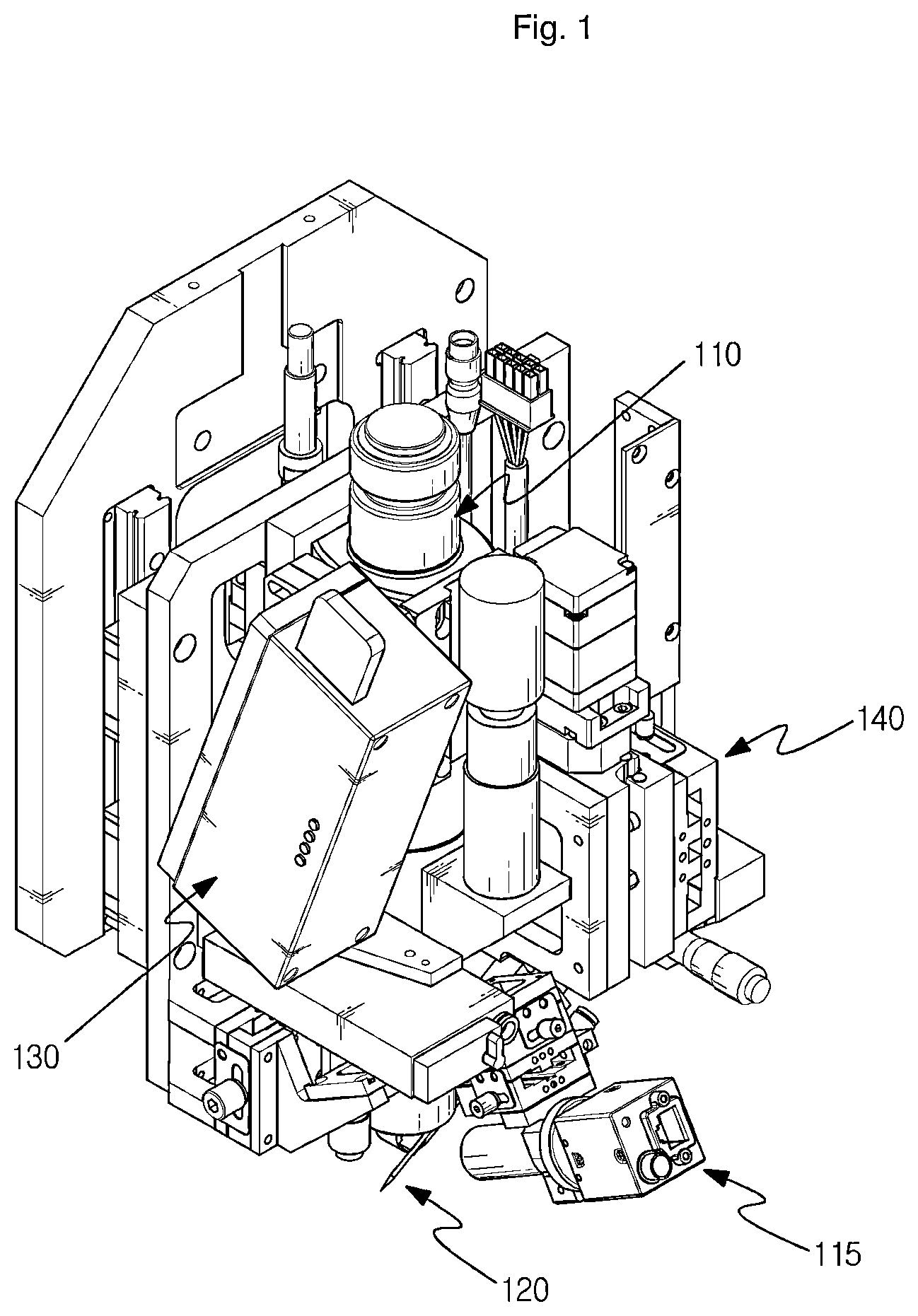 Patent US12325192 — Printing apparatus for 3D surface — Figure 1