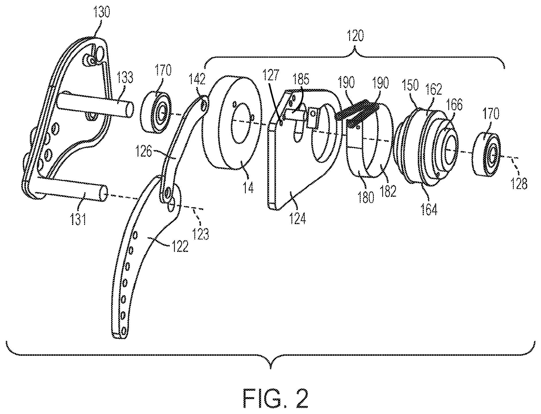 Patent US12325209 Figure 3 – Dunnage cut-assist biasing member