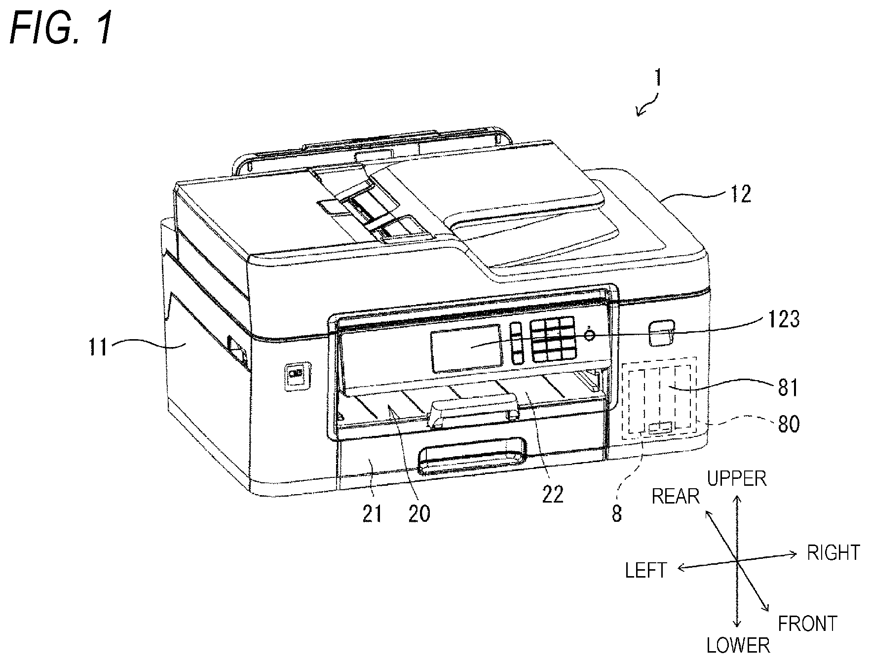 Patent US12325230 — Printing apparatus — Figure 1