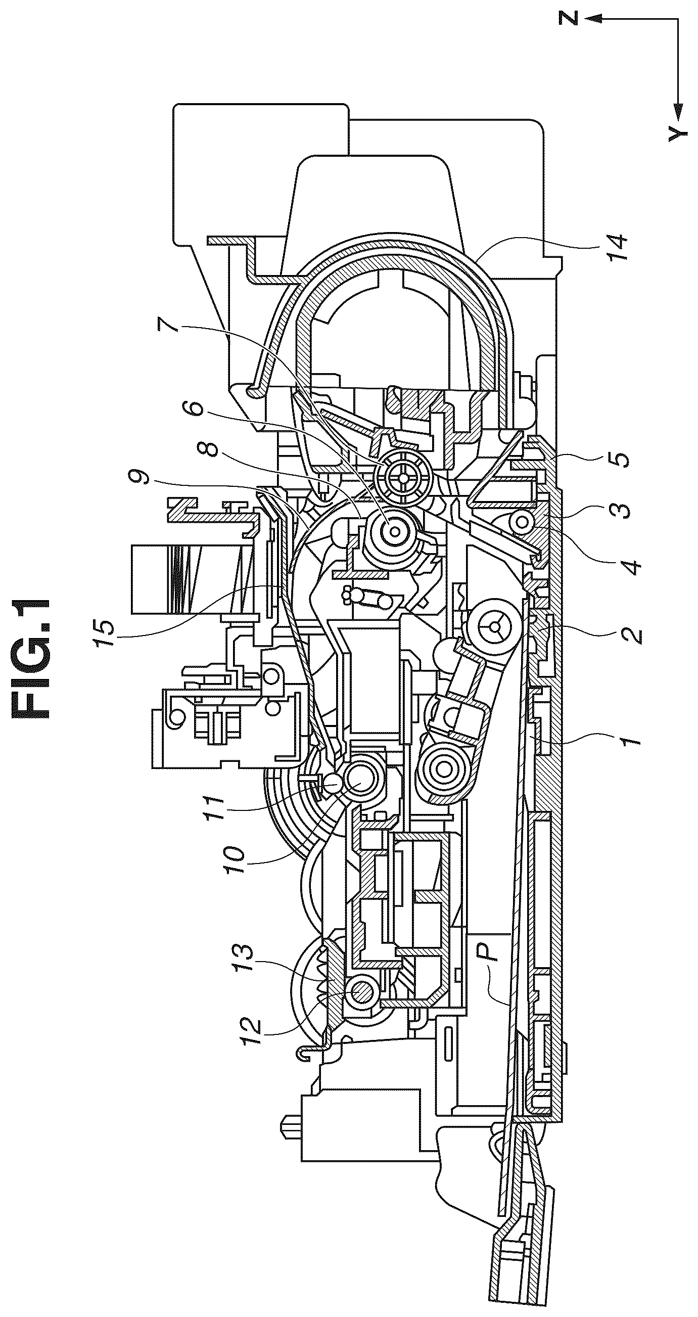 Patent US12325244 — Ink jet recording apparatus — Figure 1