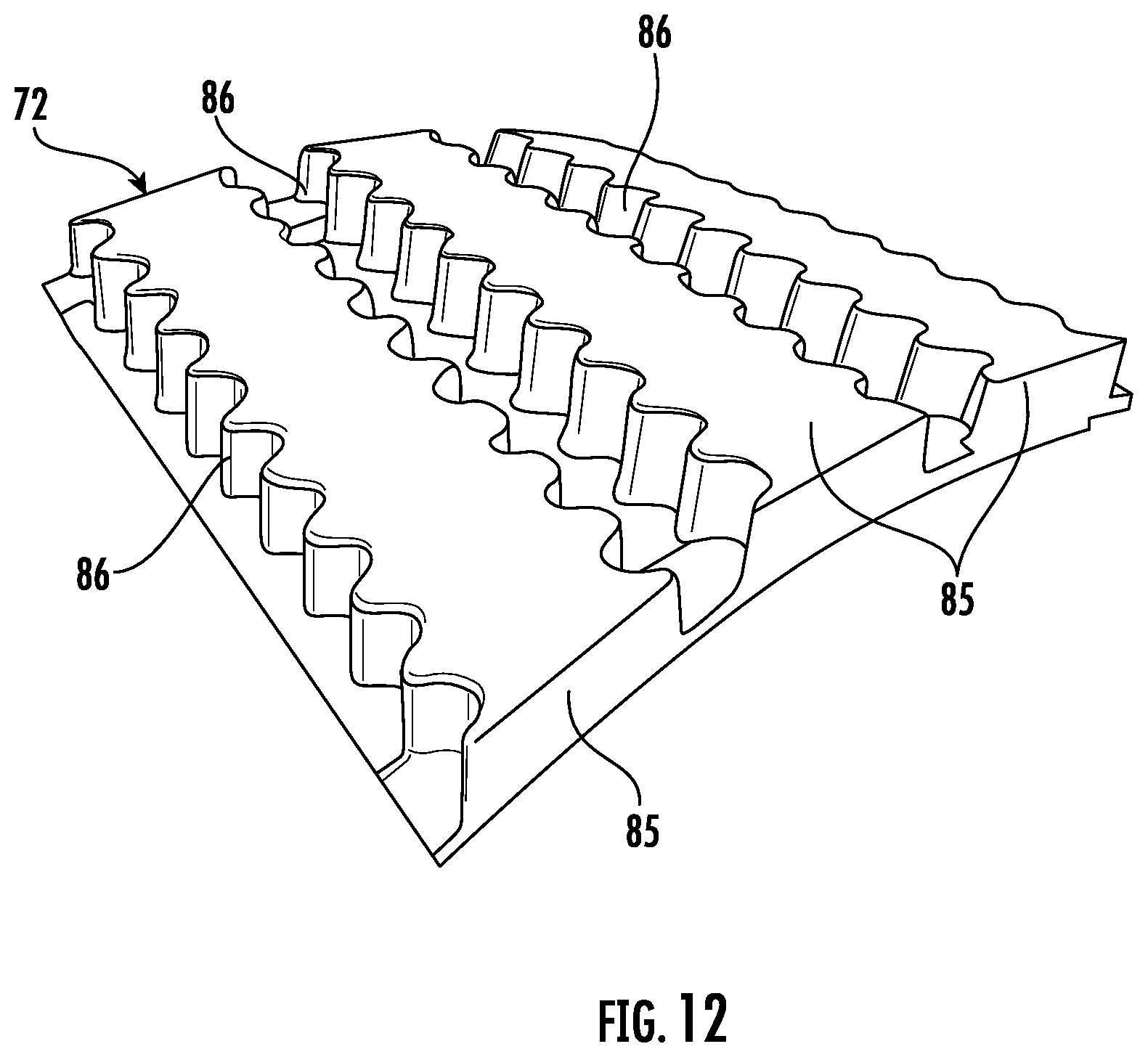 Patent US12325264 Figure 12 – Wheel assembly including inboard side outer rim coupled ring defining a mechanical stop and related methods