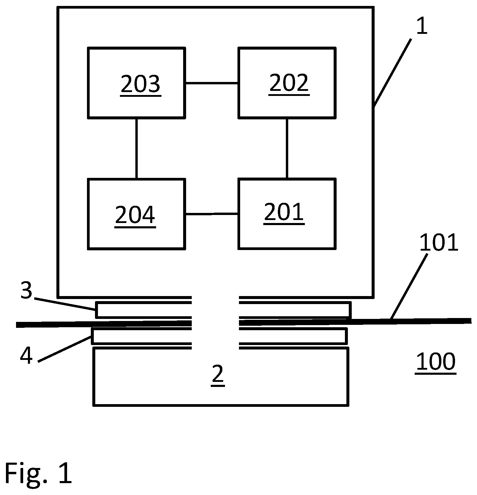 Patent US12325277 — Air-conditioning device for installing on a roof — Figure 1
