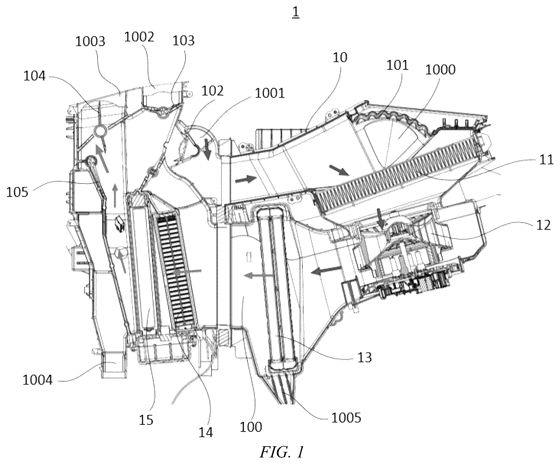 Patent US12325287 — Vehicle, method and system for drying evaporator of vehicle air conditioner, and storage medium — Figure 1