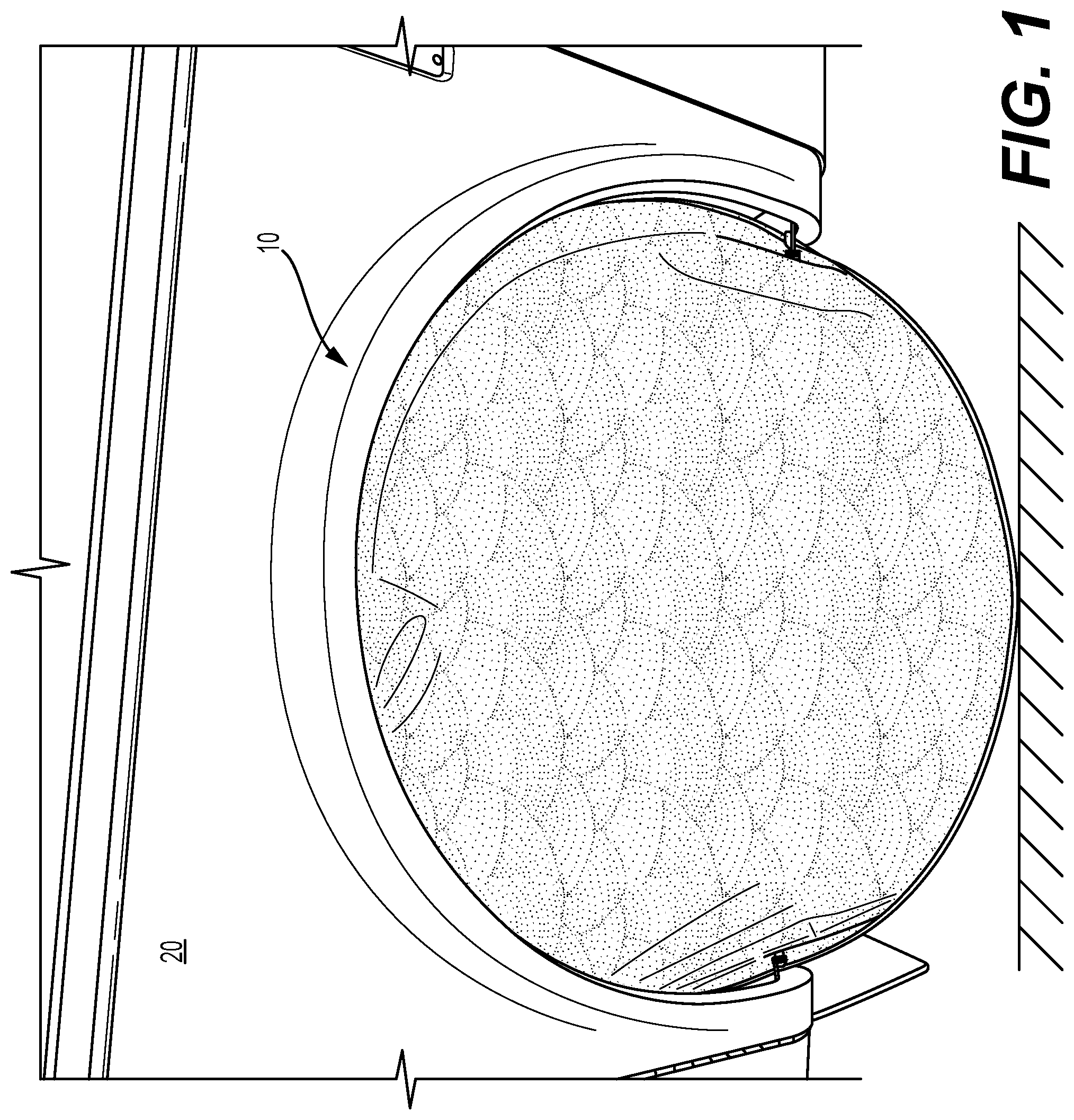 Patent US12325293 — Tire sun shield — Figure 1