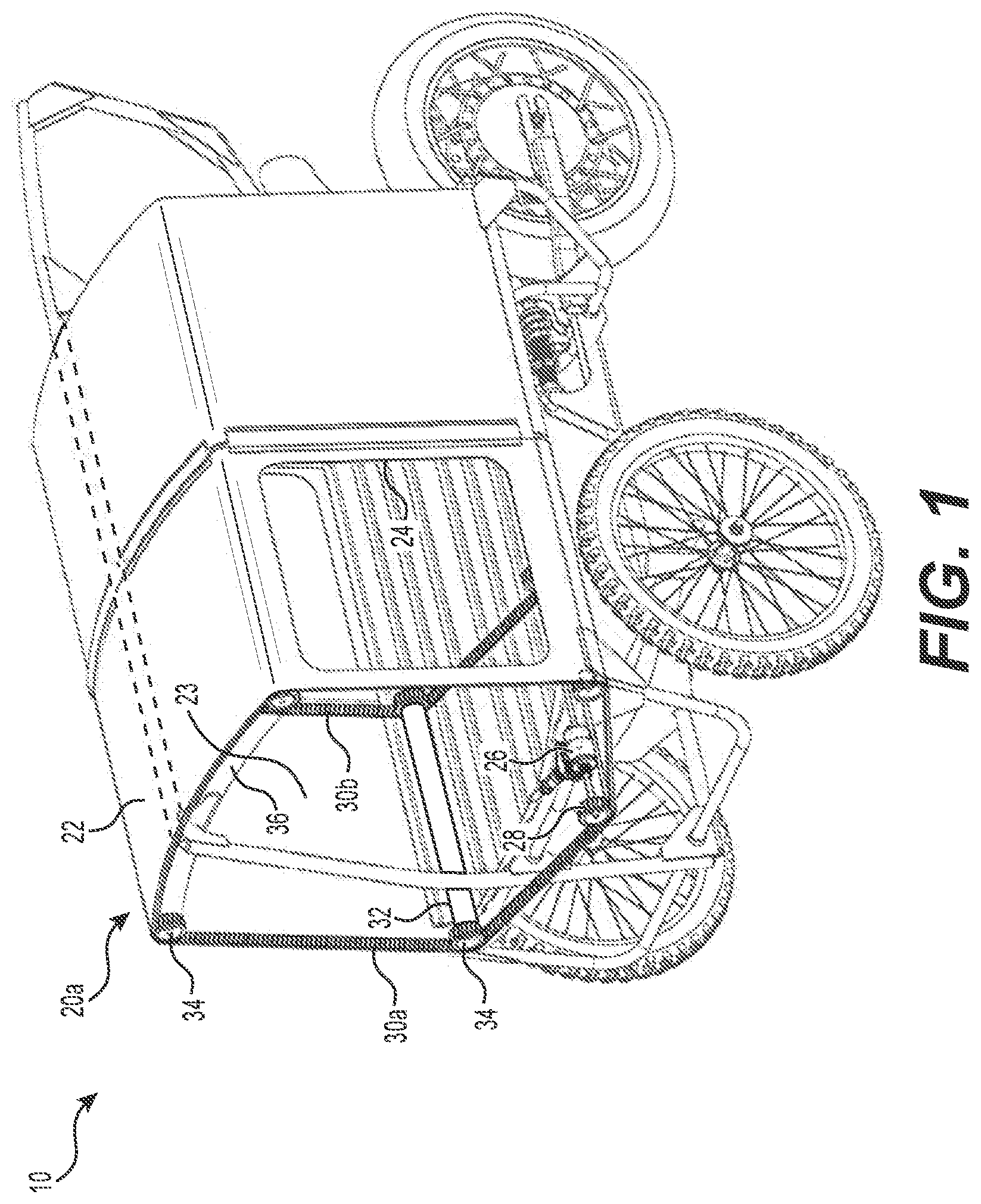 Patent US12325294 — Transportable enclosure with rotary door — Figure 1
