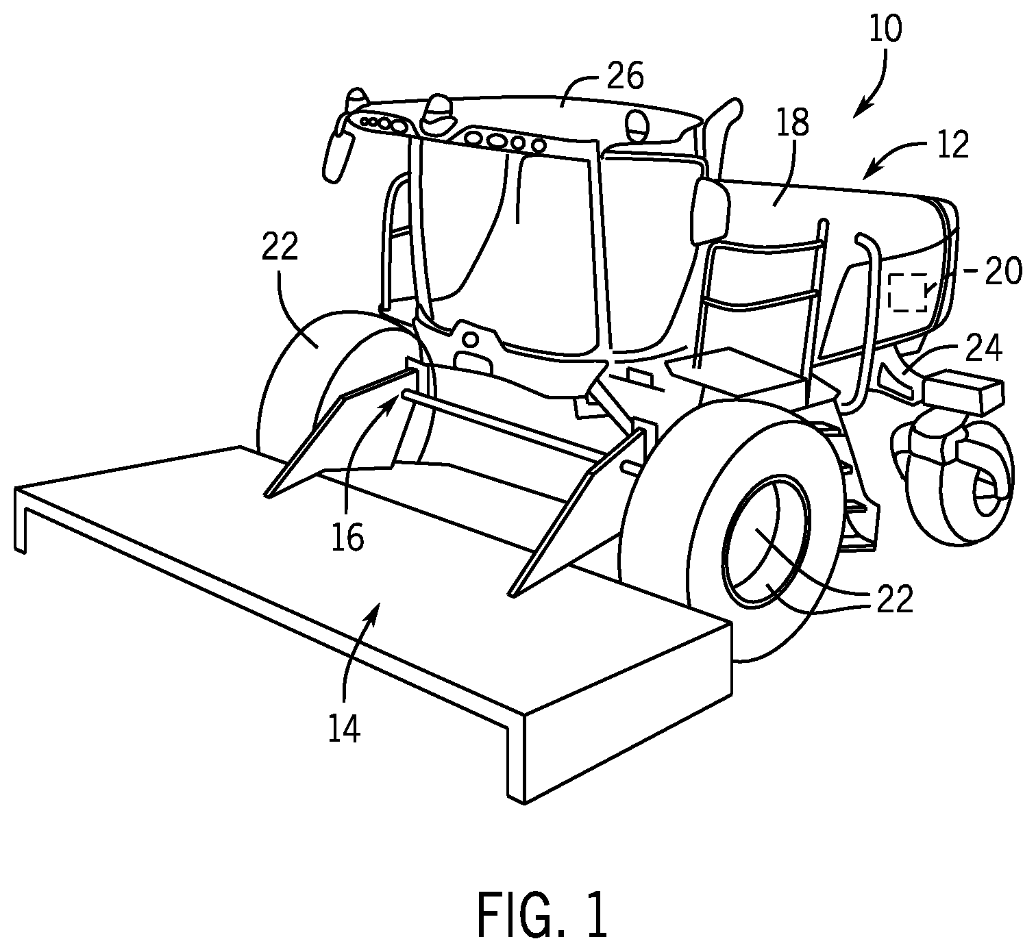 Patent US12325300 — End drive unit and work vehicle with same — Figure 1