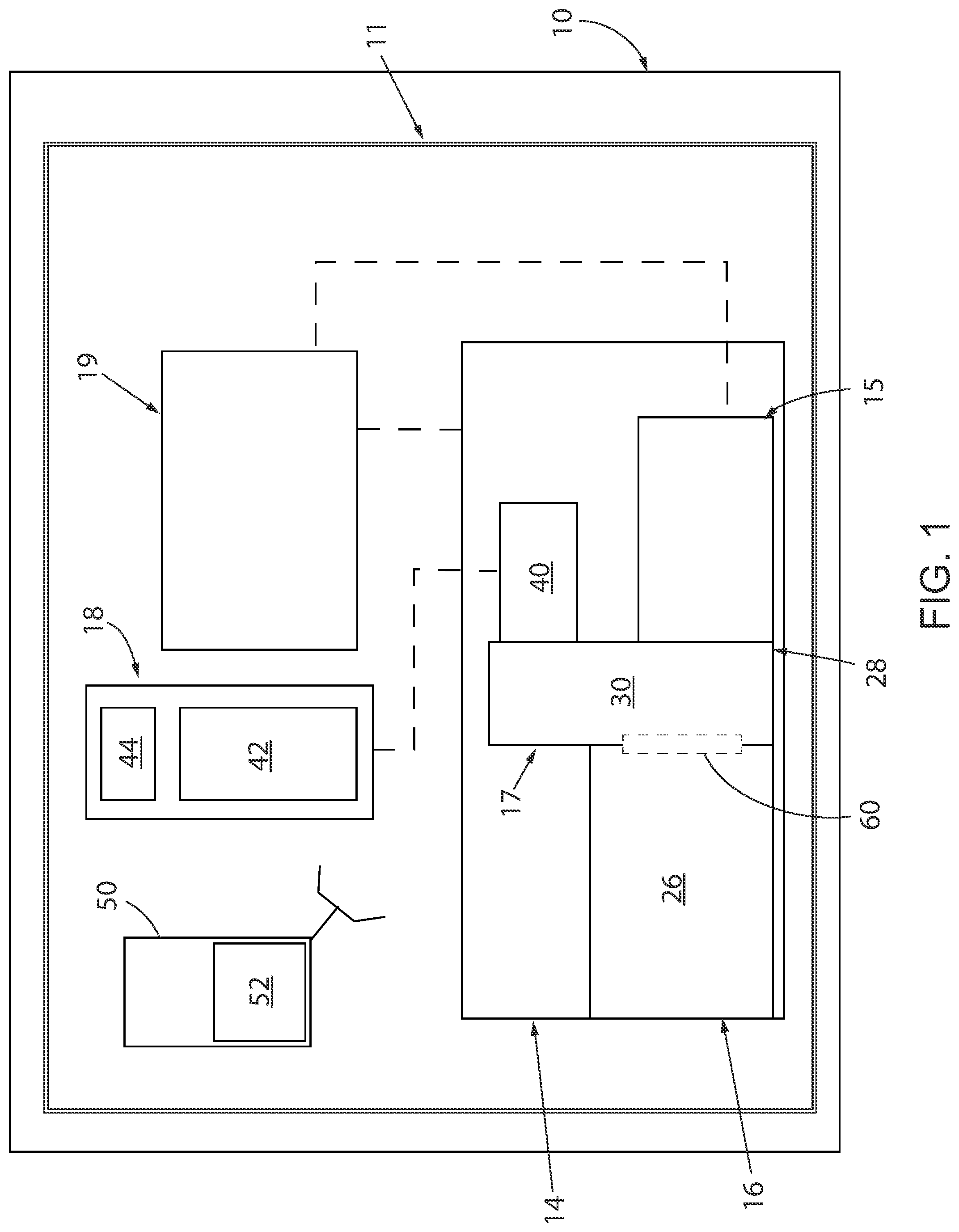 Patent US12325301 — Hybrid industrial machine powertrain — Figure 1