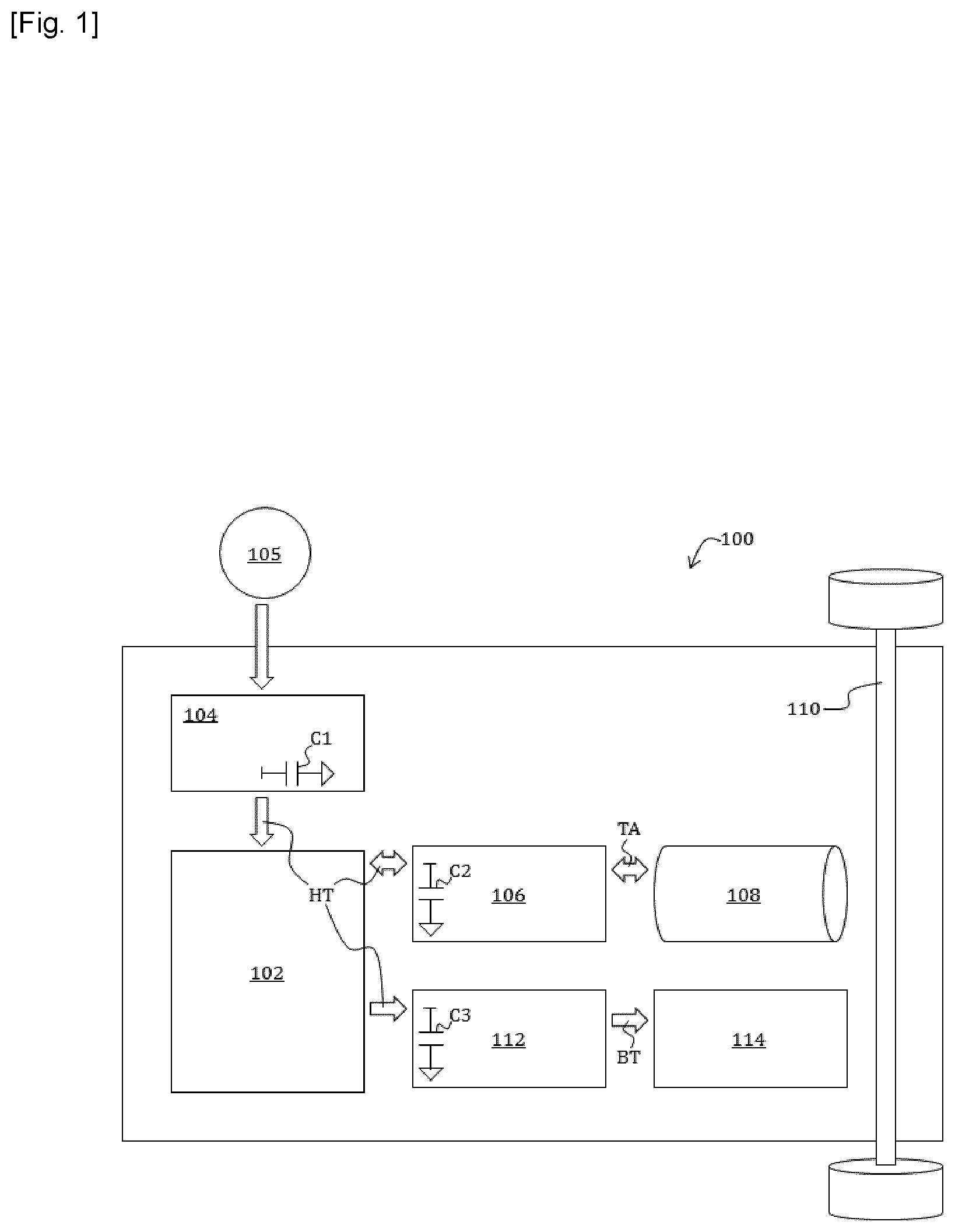 Patent US12325311 — Active discharge device and method — Figure 1