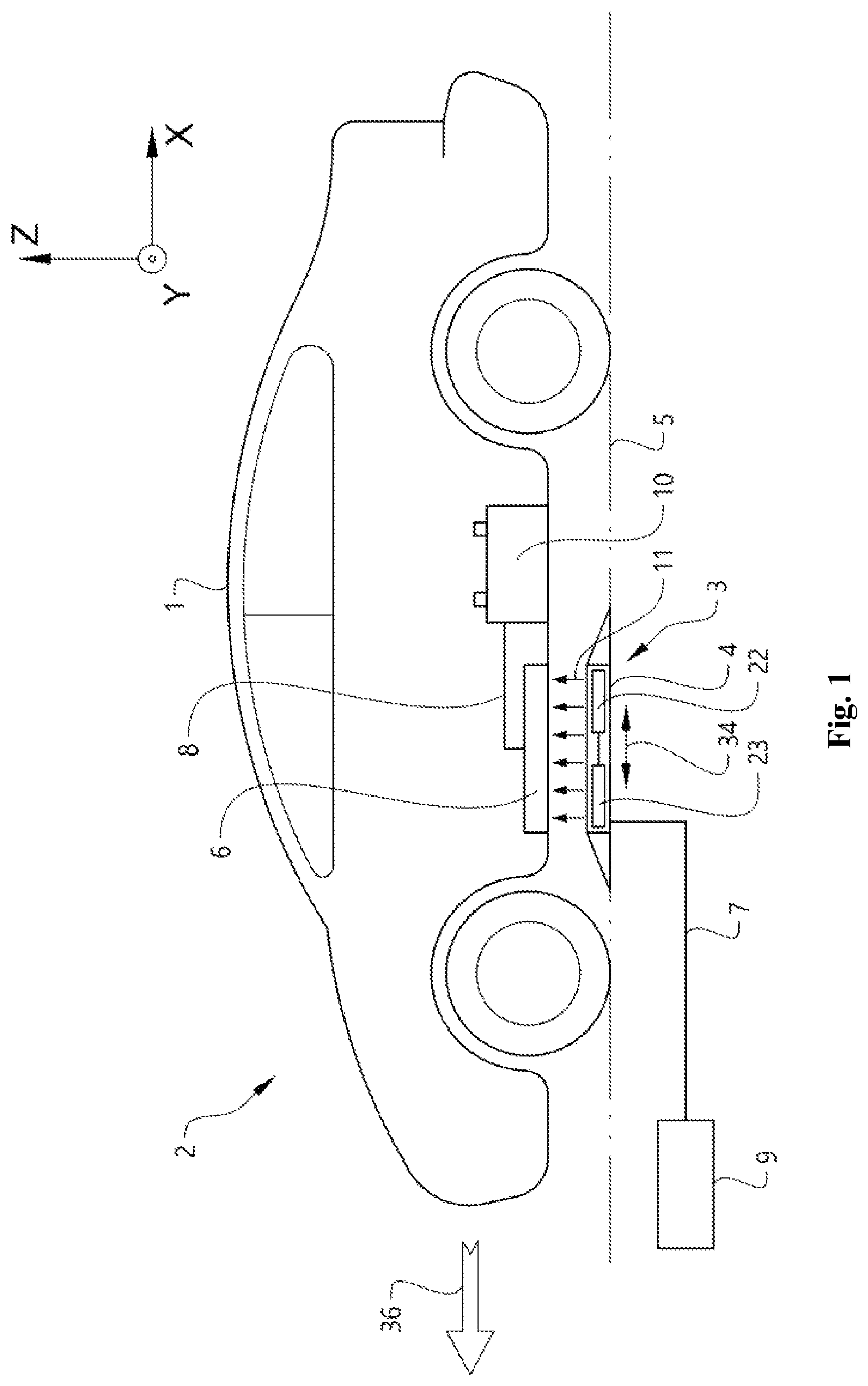 Patent US12325318 — Device for wireless power transfer system for charging vehicle — Figure 1