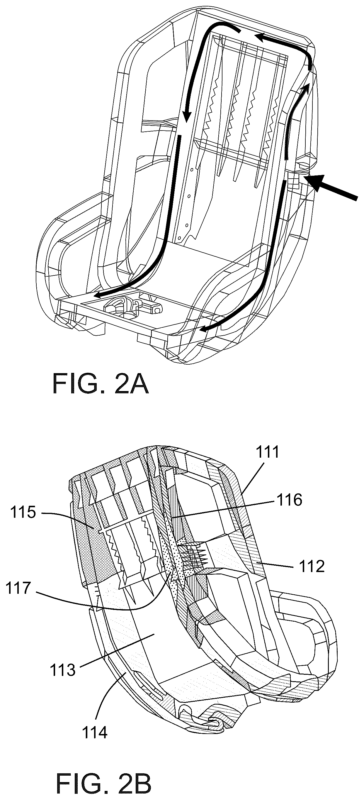 Patent US12325335 — Safety seat protecting from side impact — Figure 1