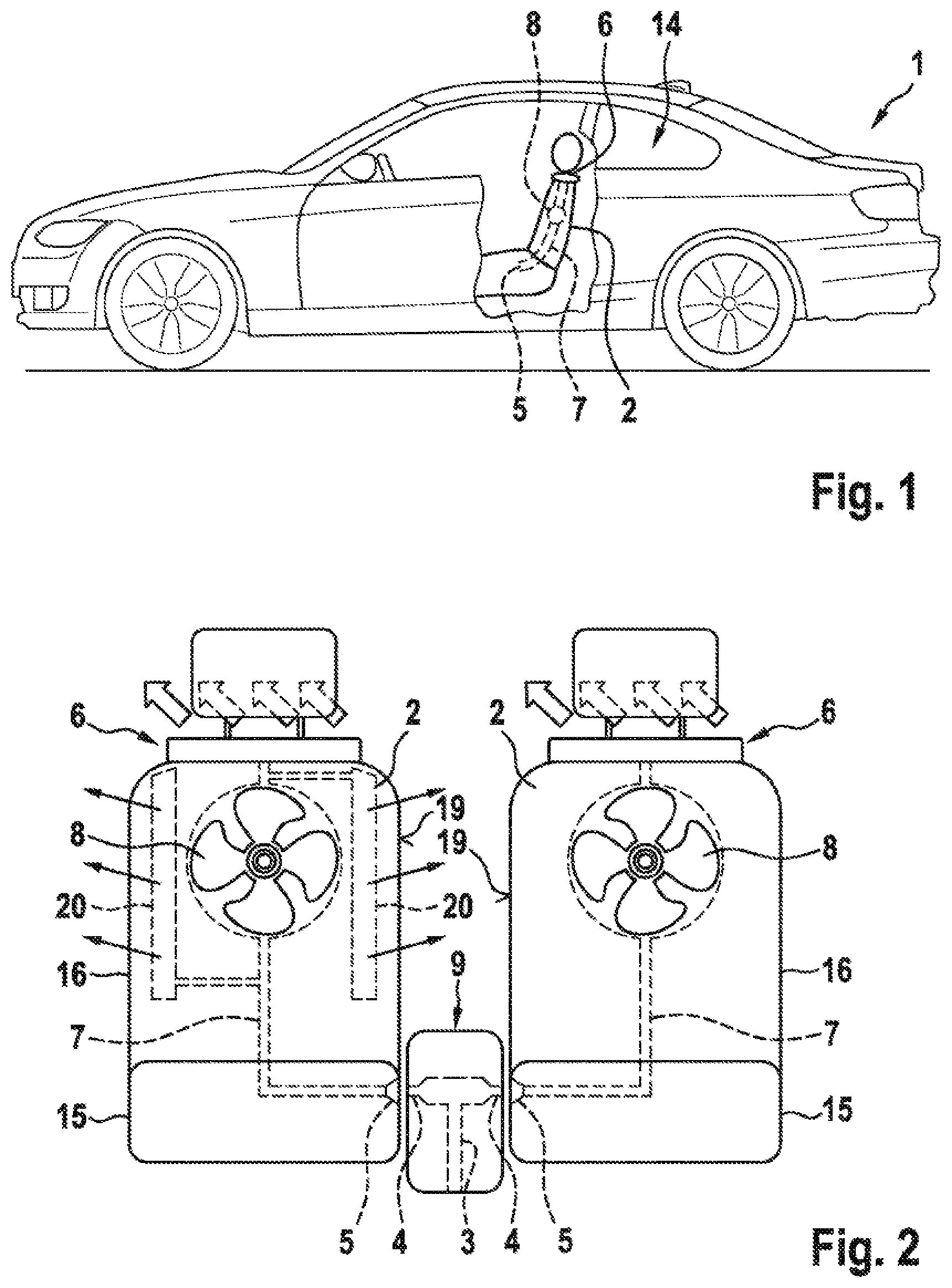 Patent US12325339 — Vehicle with extended ventilation — Figure 1
