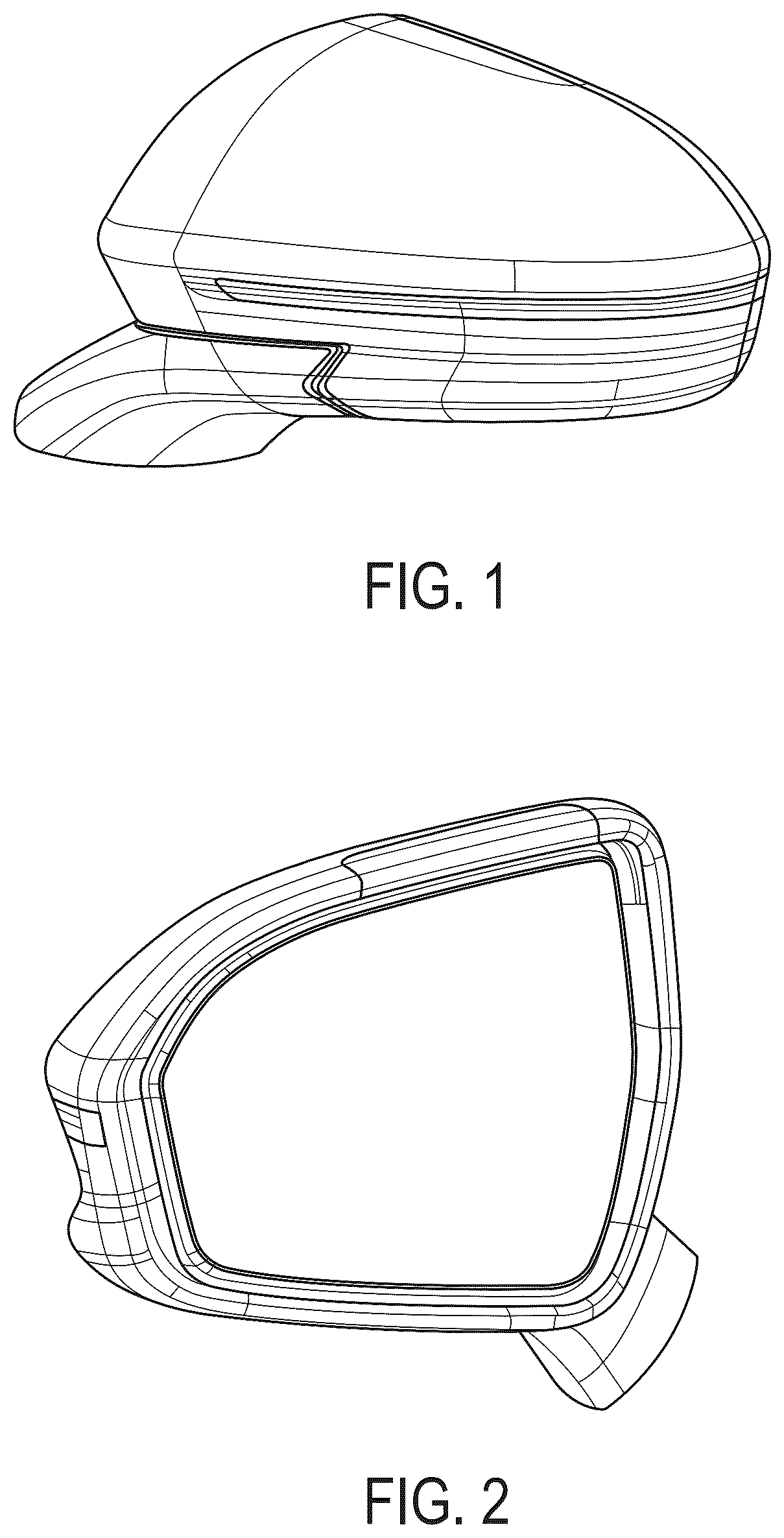 Patent US12325360 — Vehicle exterior rearview mirror system with light module — Figure 1