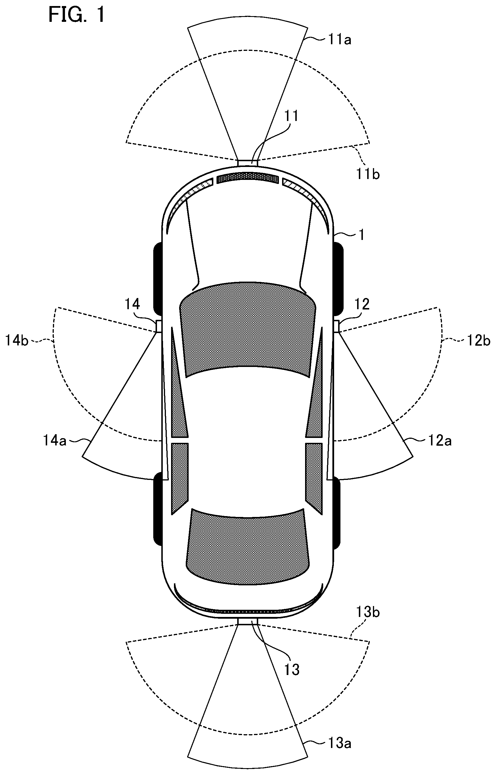 Patent US12325361 — Mobile object, image processing method, and storage medium — Figure 1