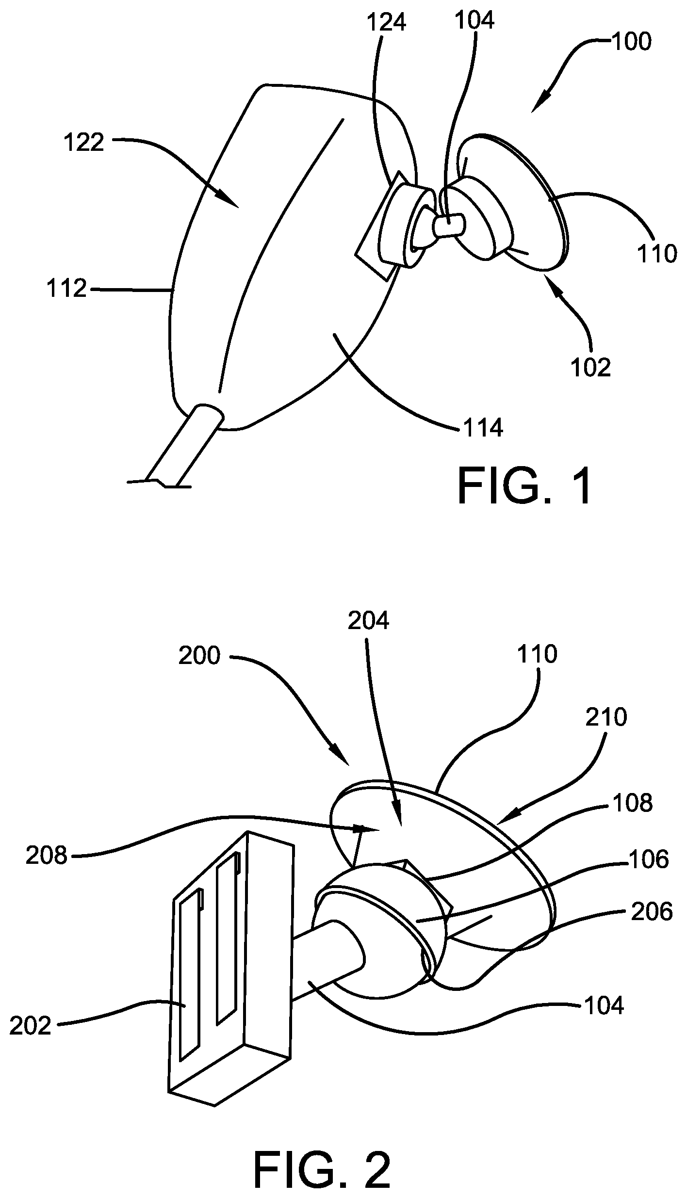Patent US12325363 — Magnetic mic mount device — Figure 1