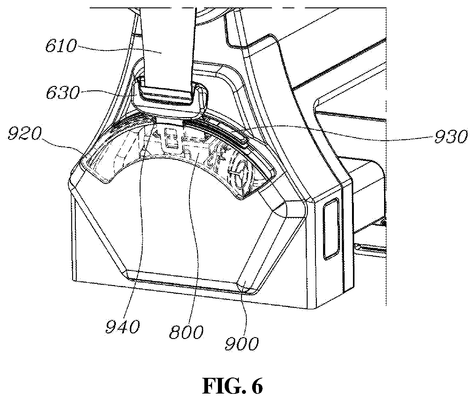 Patent US12325379 — Direction changeable seat with movable seatbelt fixing position for vehicle — Figure 1