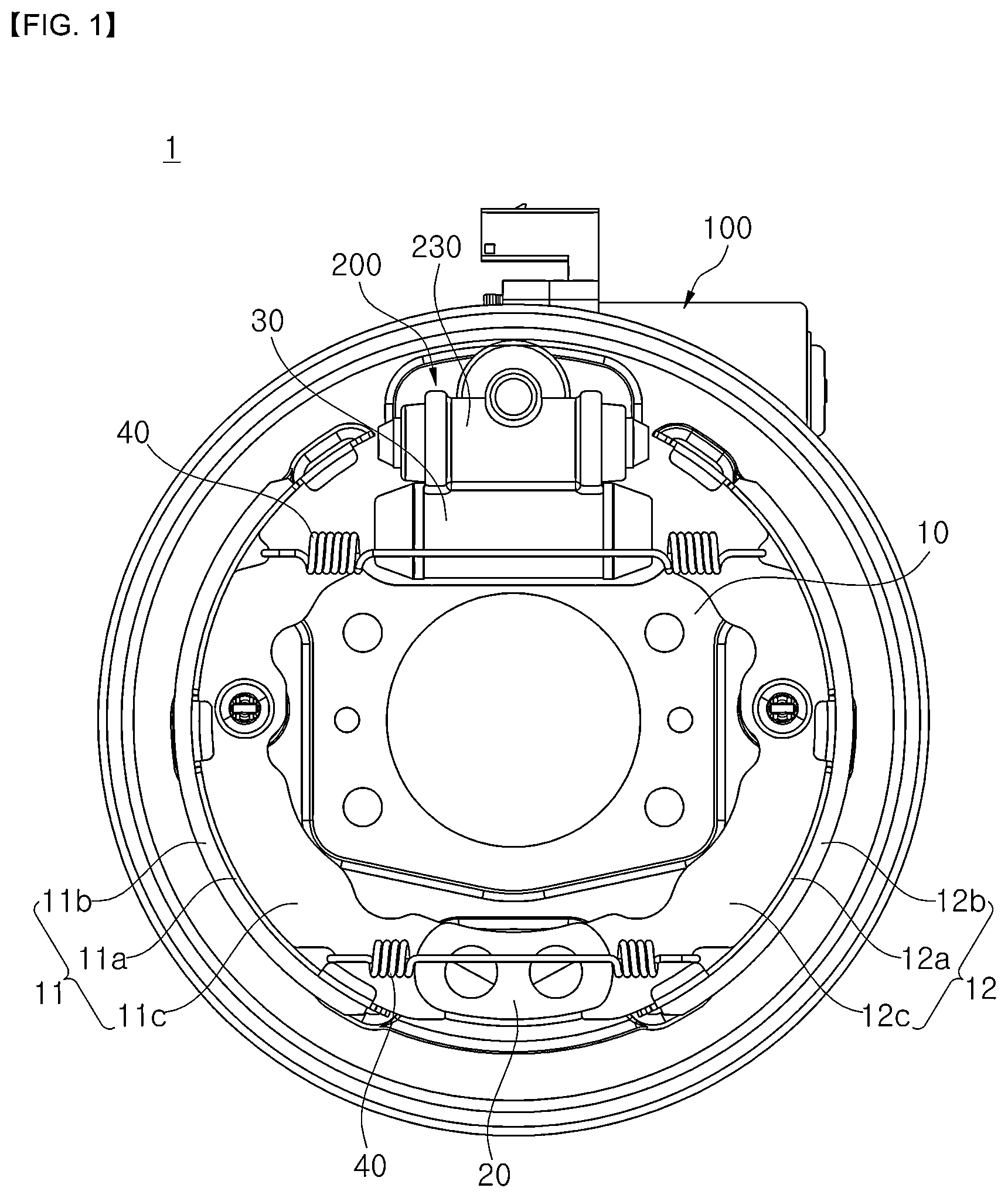 Patent US12325395 — Electric parking brake and vehicle having the same — Figure 1