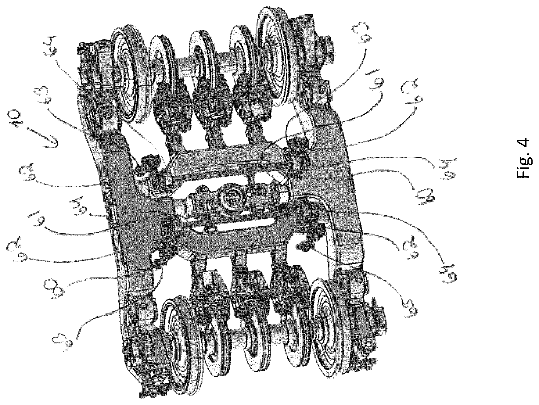 Patent US12325455 — Bogie for a rail vehicle and rail vehicle with a bogie — Figure 1