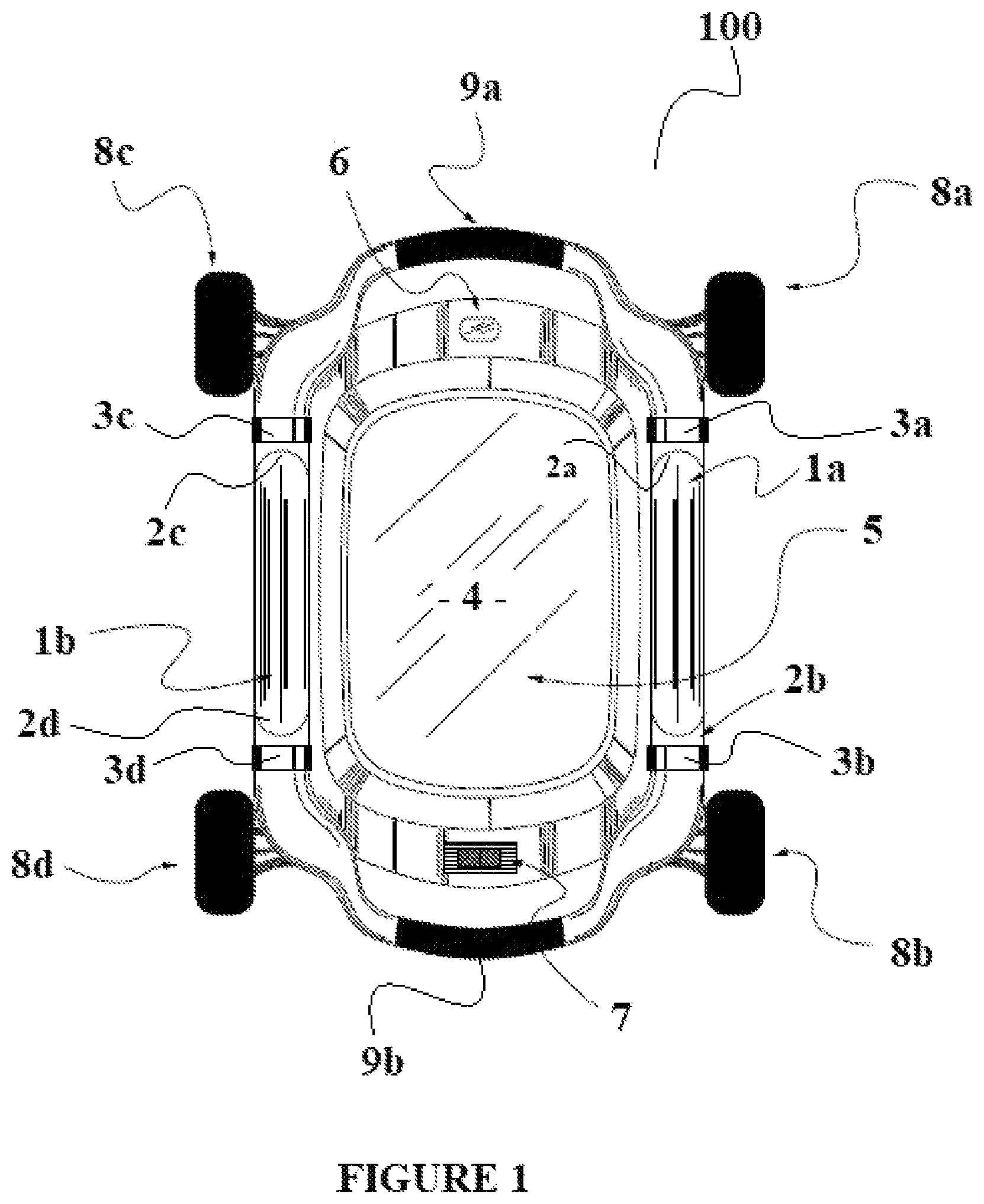 Patent US12325459 — Mobile tool caddy with inbuilt lights — Figure 1