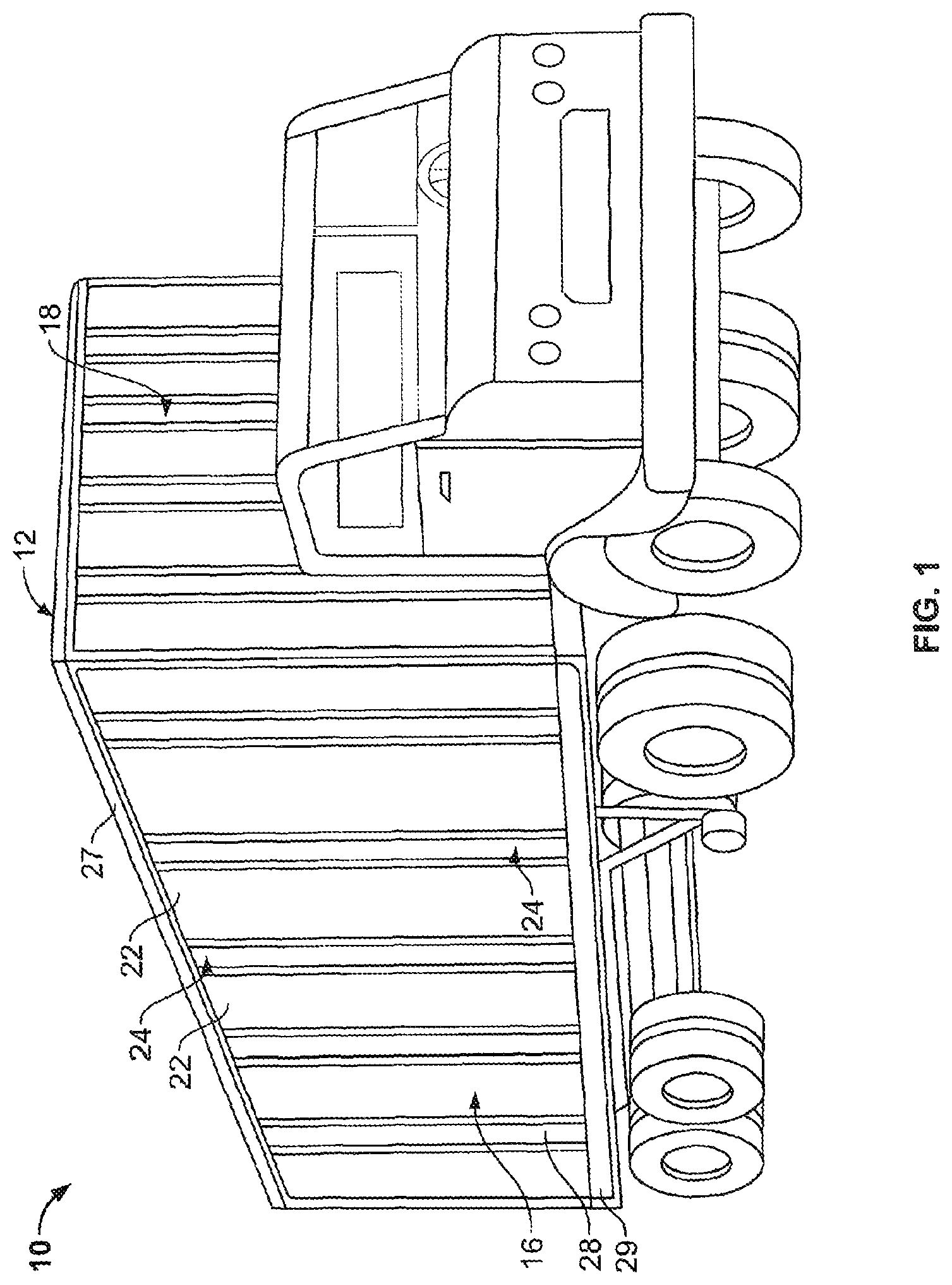 Patent US12325470 — Composite panel having perforated foam core and method of making the same — Figure 1