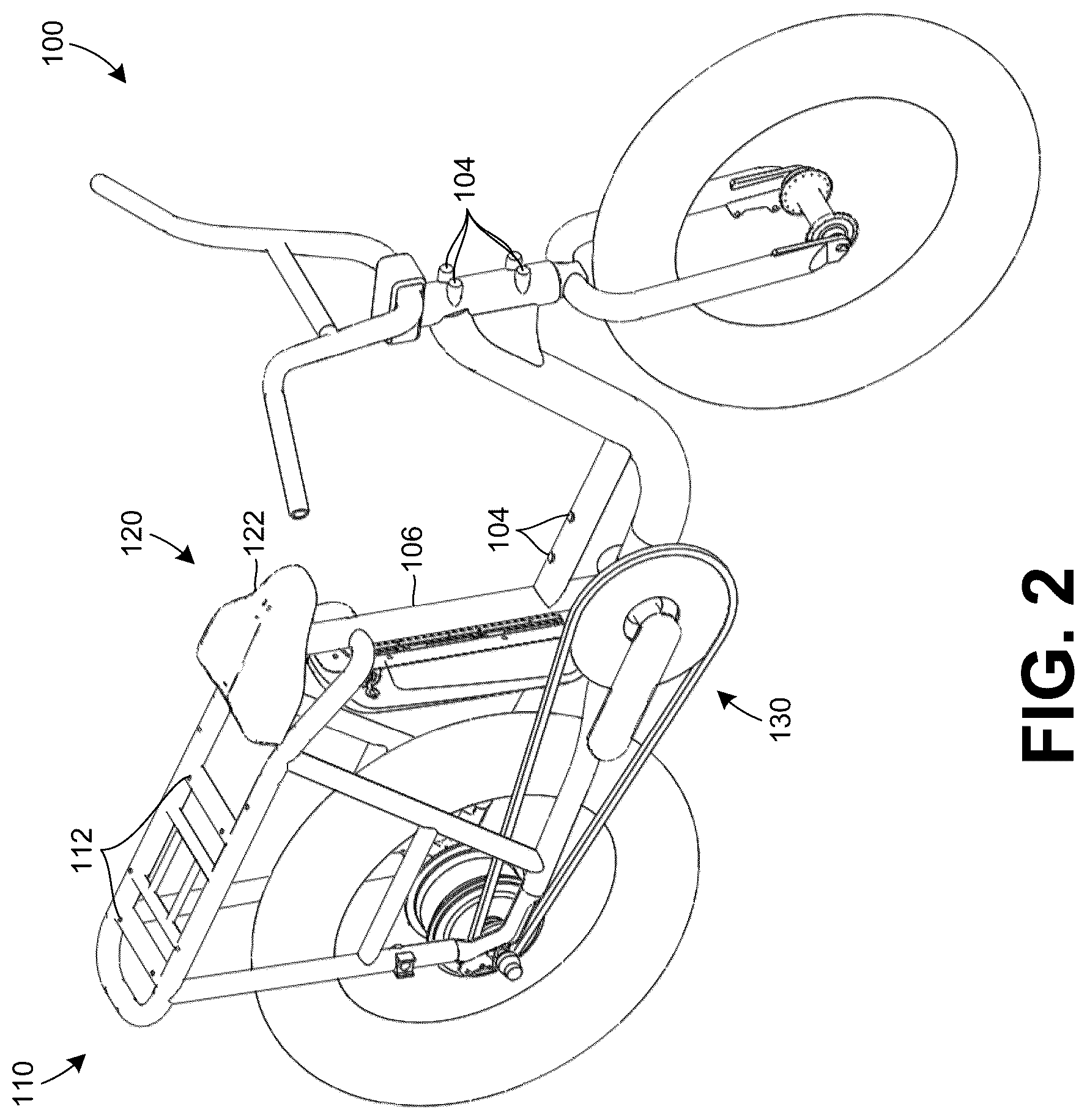 Patent US12325481 Figure 2 – Adjustable seat accessory