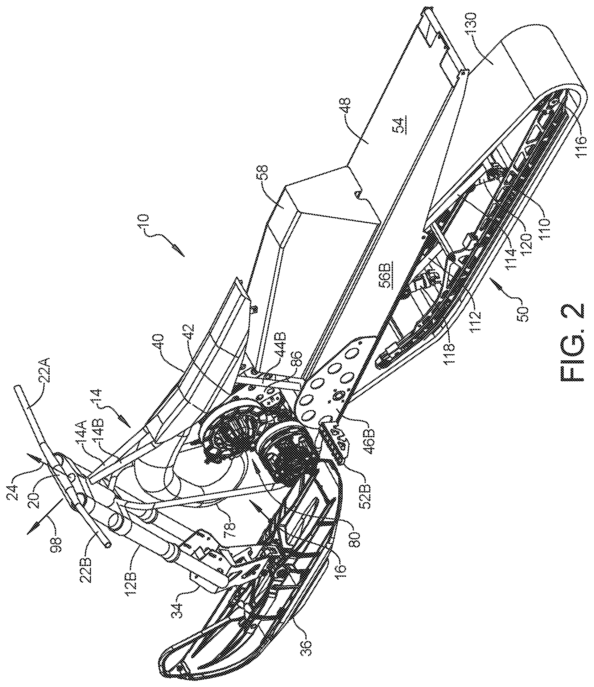 Patent US12325486 Figure 2 – Snow vehicle