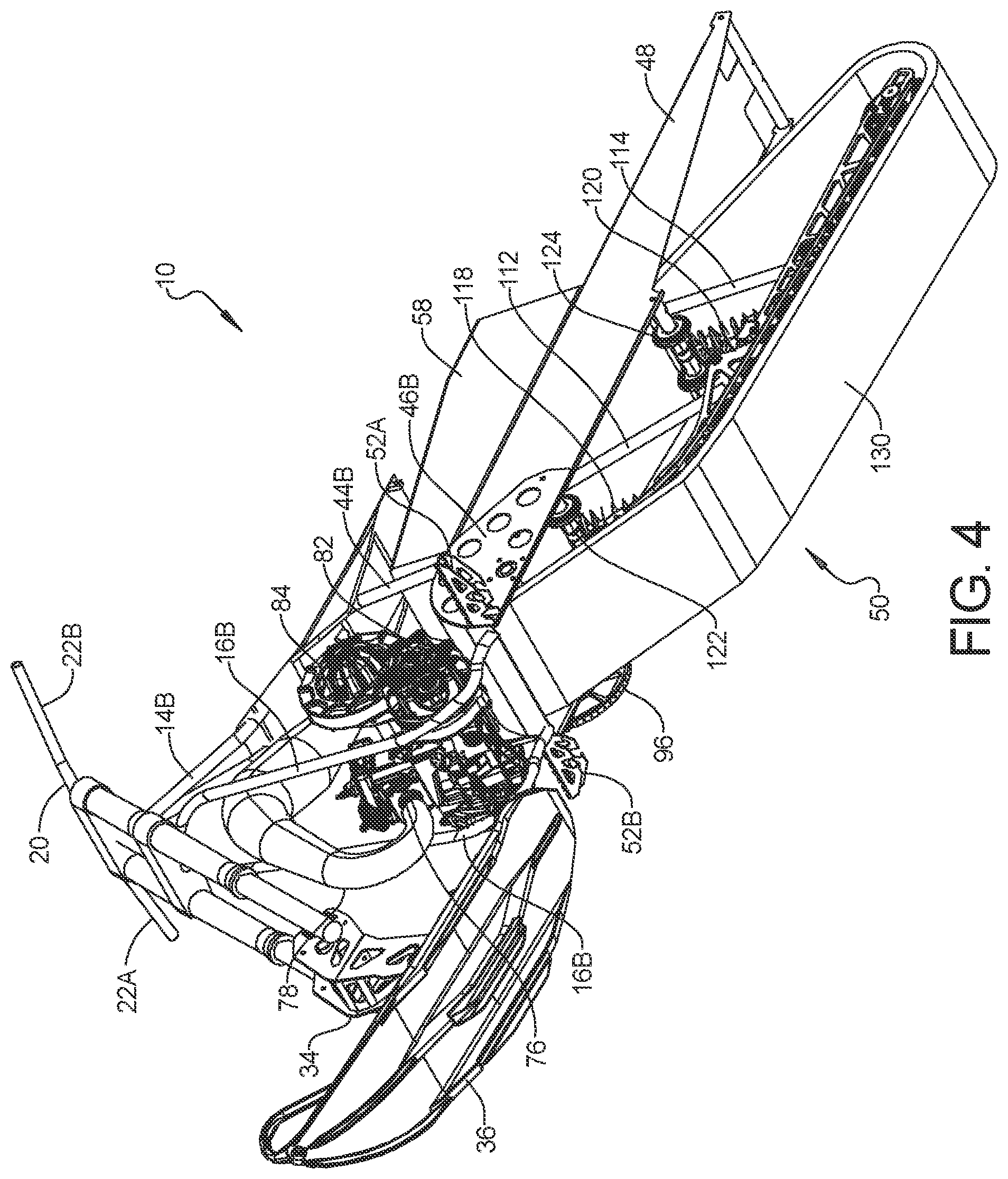 Patent US12325486 Figure 4 – Snow vehicle