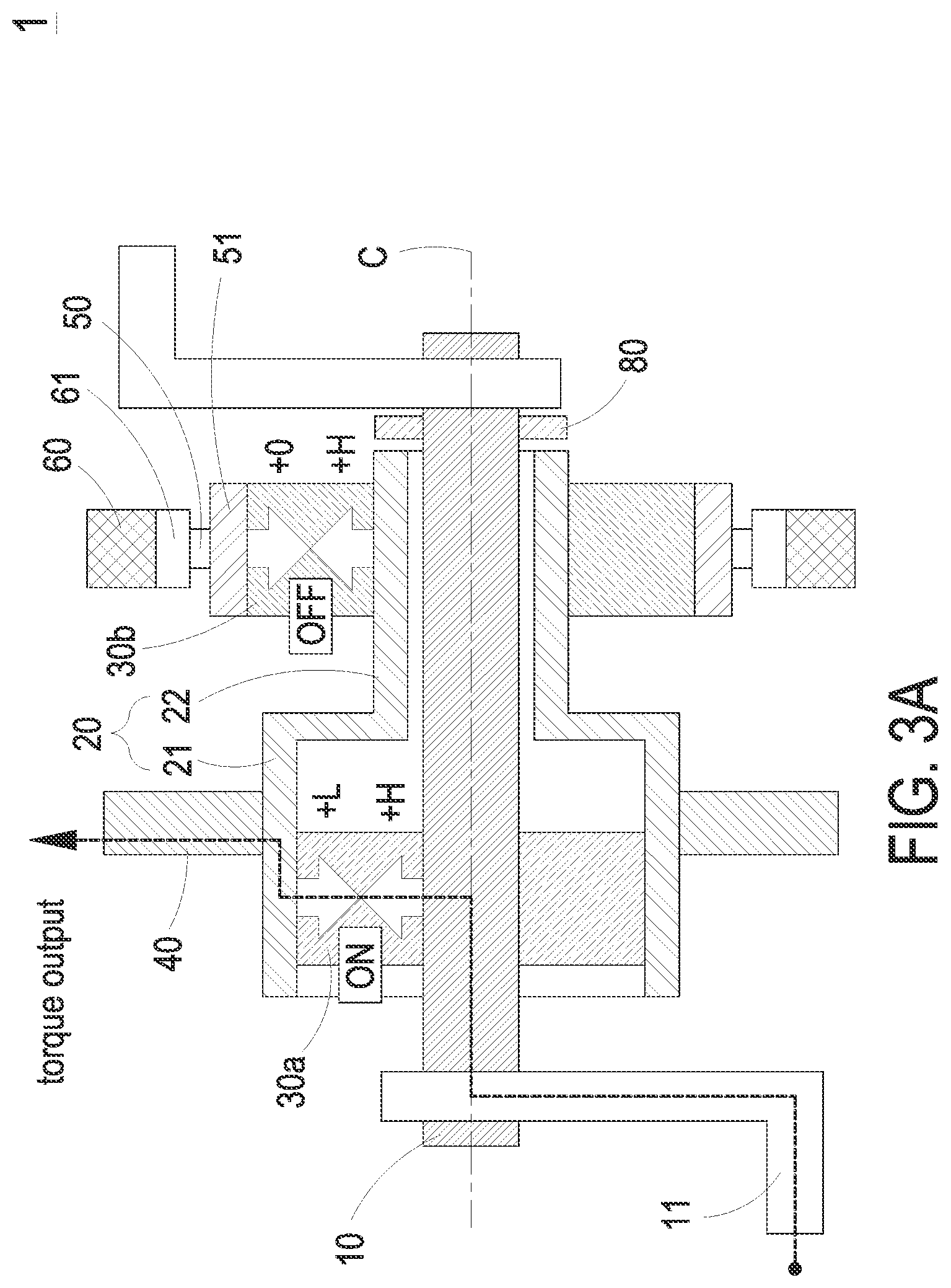 Patent US12325489 — Power module of electric assisted bicycle — Figure 1