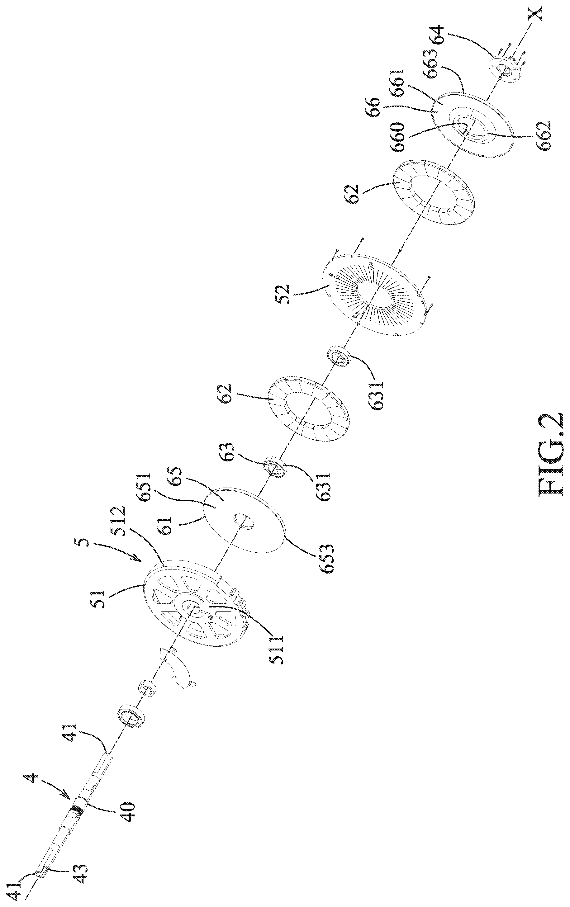 Patent US12325490 — Wheel hub motor — Figure 1