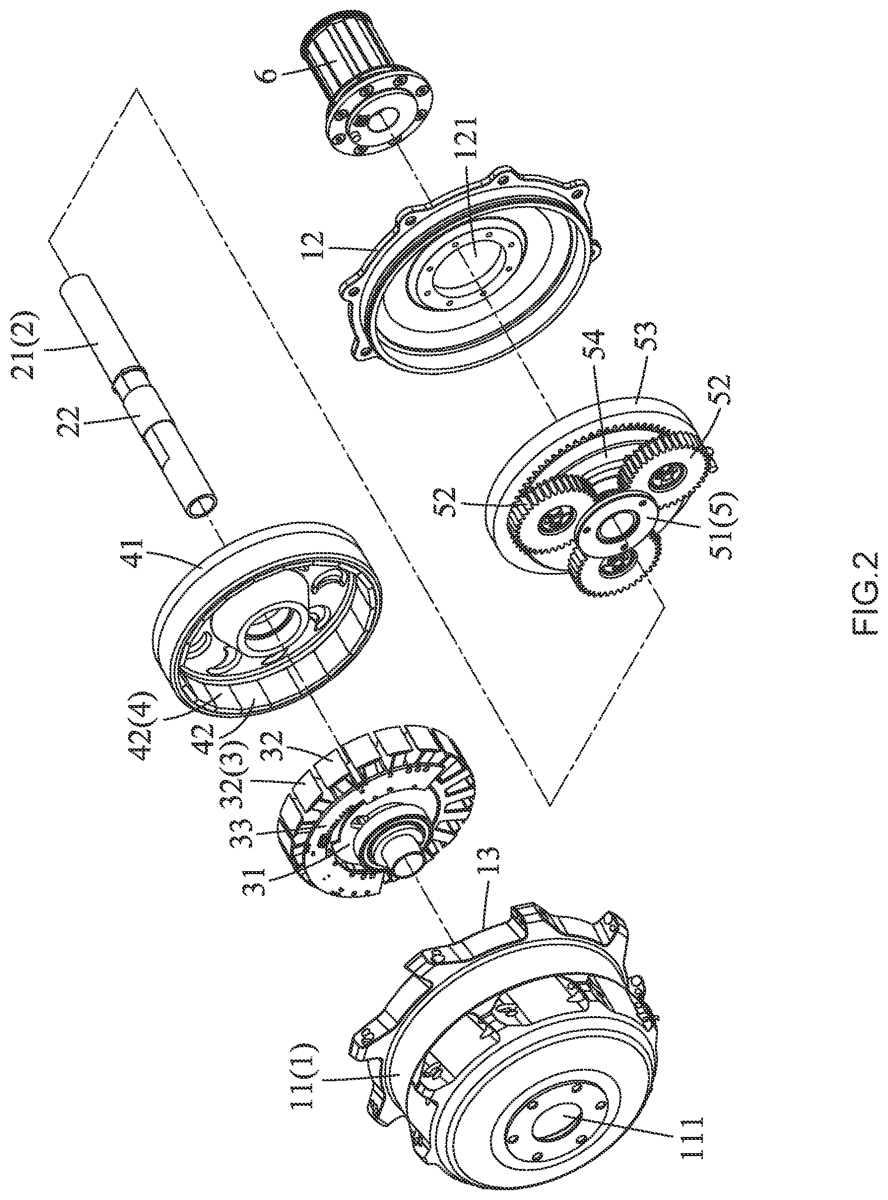 Patent US12325491 — Hub motor for pedelec — Figure 1