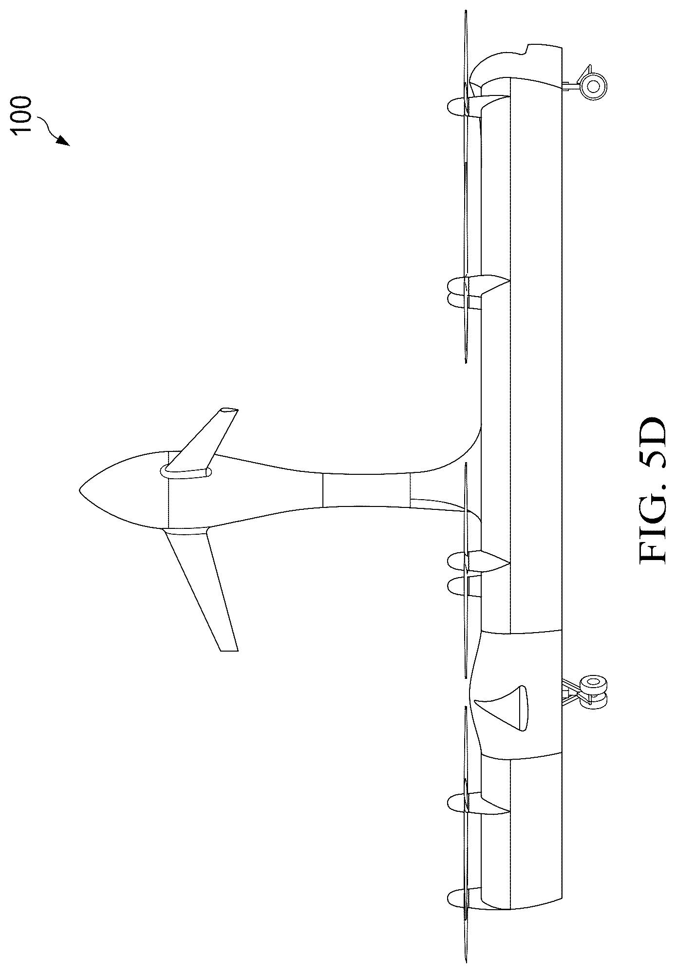 Patent US12325516 Figure 8 – Distributed propulsion system
