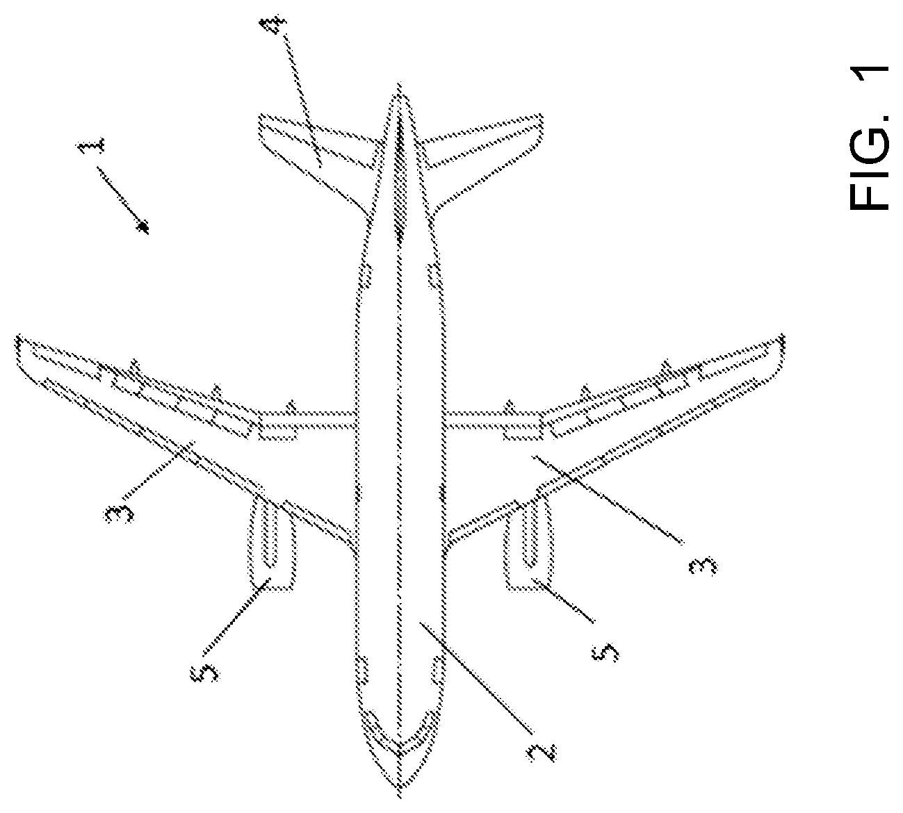 Patent US12325518 — Moveable wing tip arrangements — Figure 1