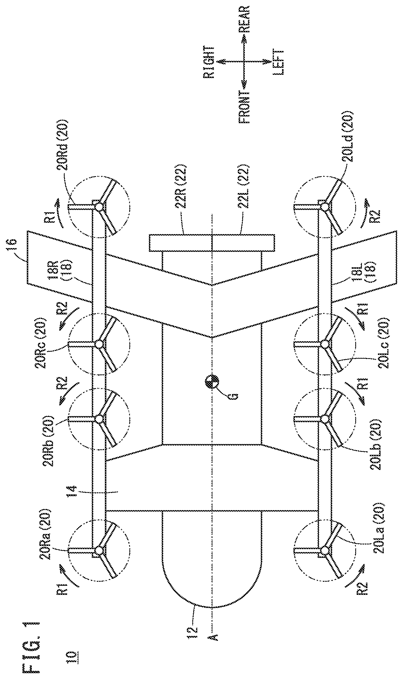 Patent US12325528 — Aircraft cooling system including parallel cooling circuits with common pipe — Figure 1