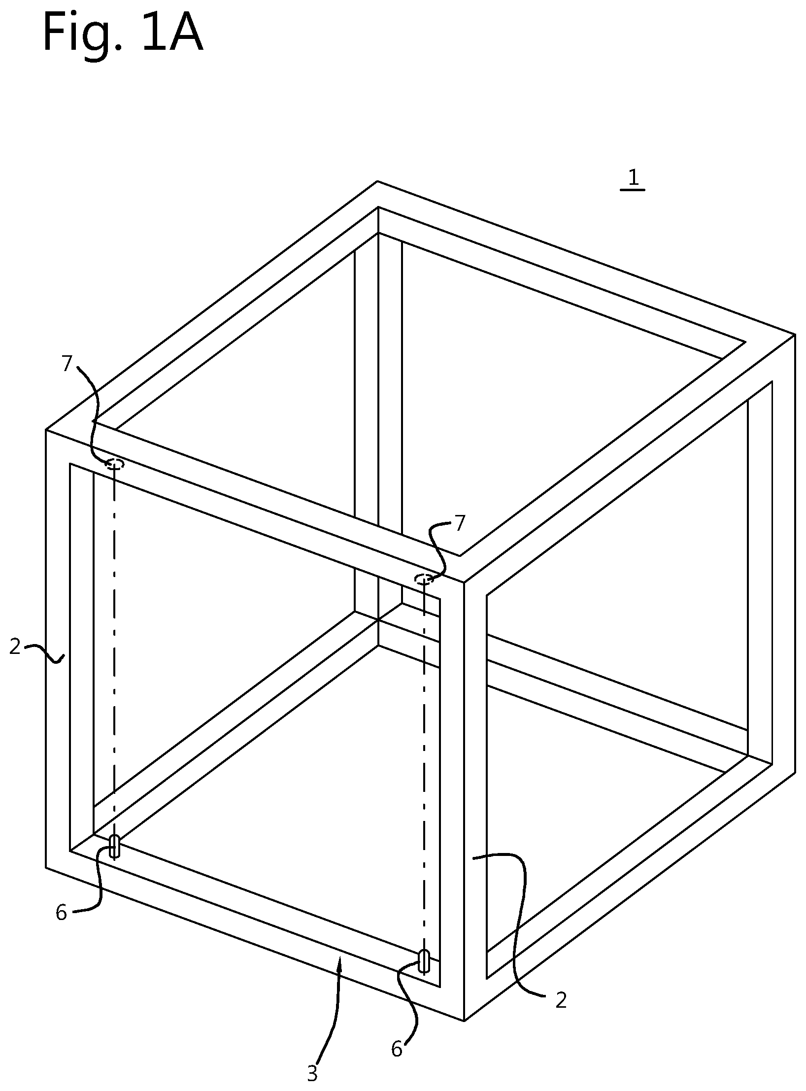 Patent US12325555 — Transport container and assembly thereof — Figure 1