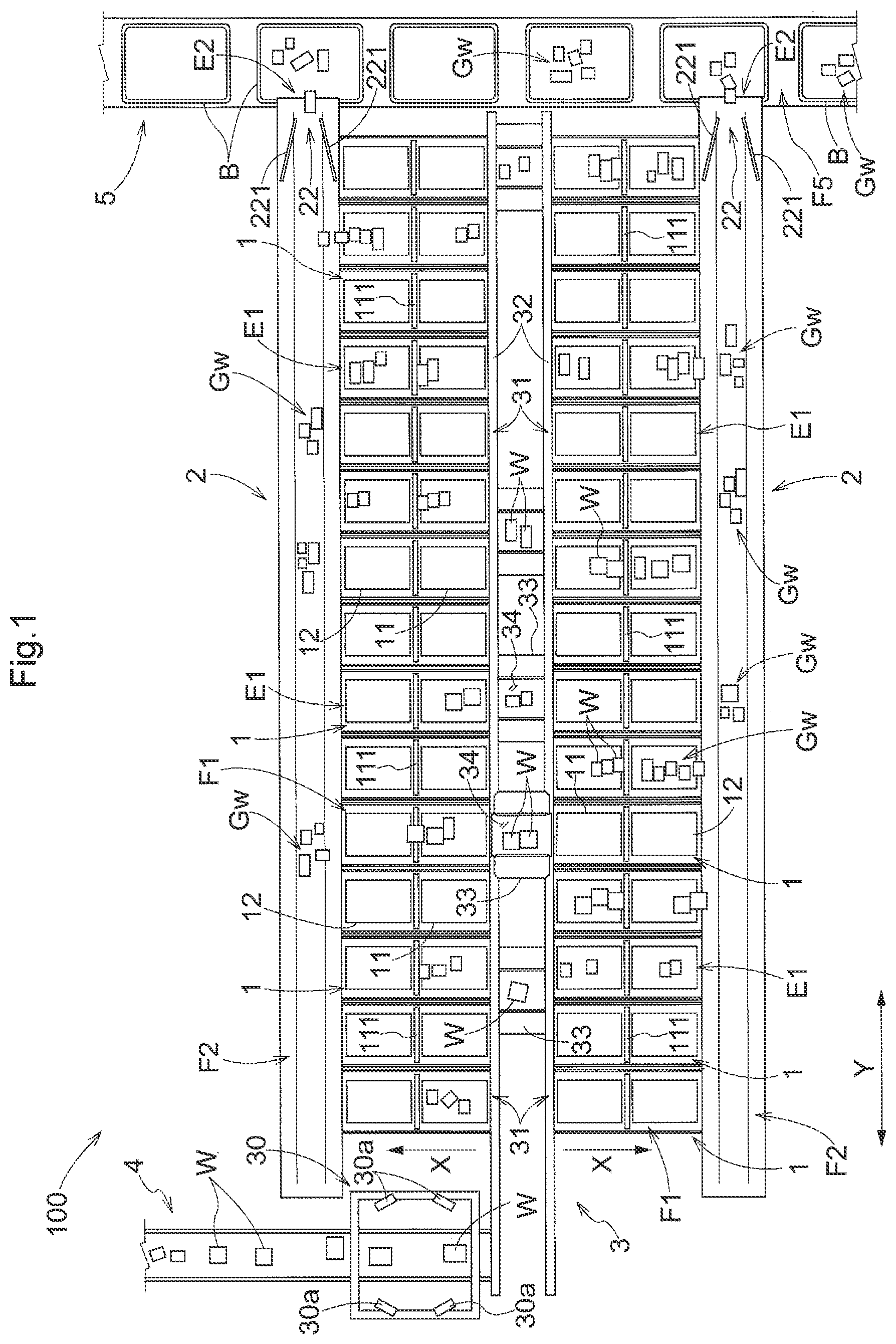 Patent US12325586 — Picking system — Figure 1