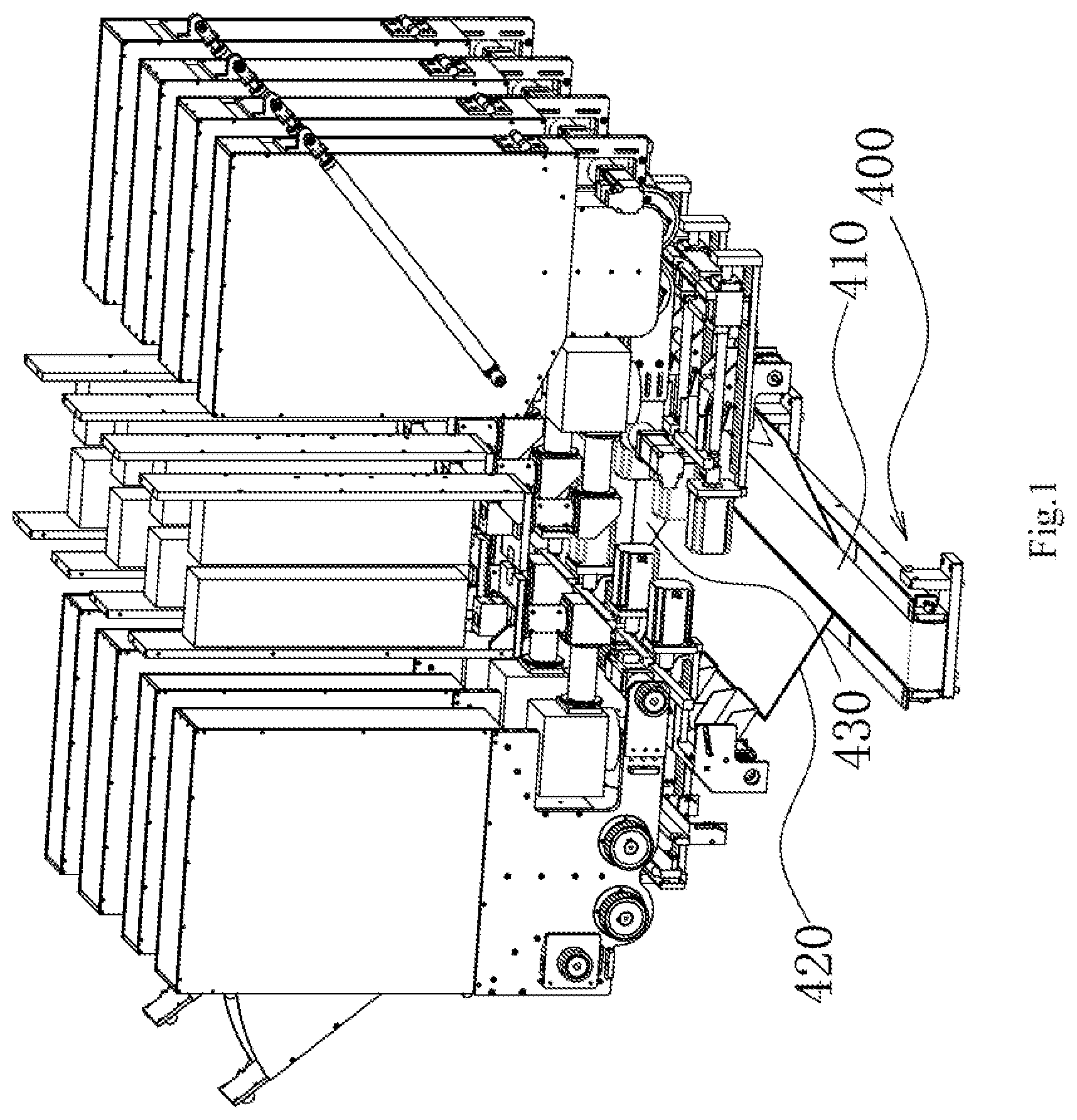 Patent US12325598 Figure 1 – Multi-sample container disposal module and disposal system