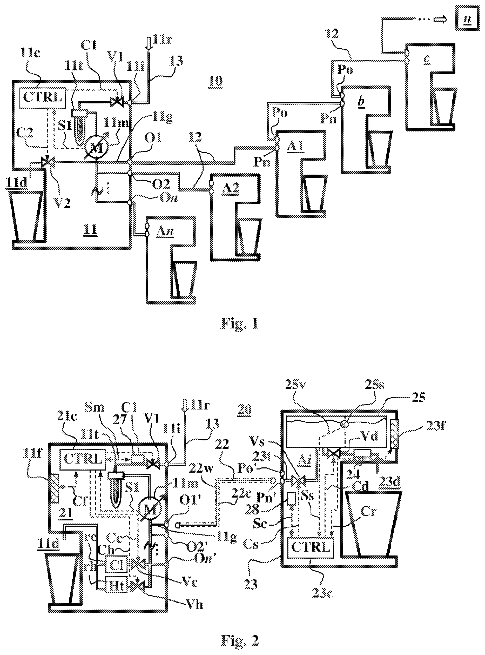 Patent US12325618 — Liquid dispensing arrangements and methods — Figure 1