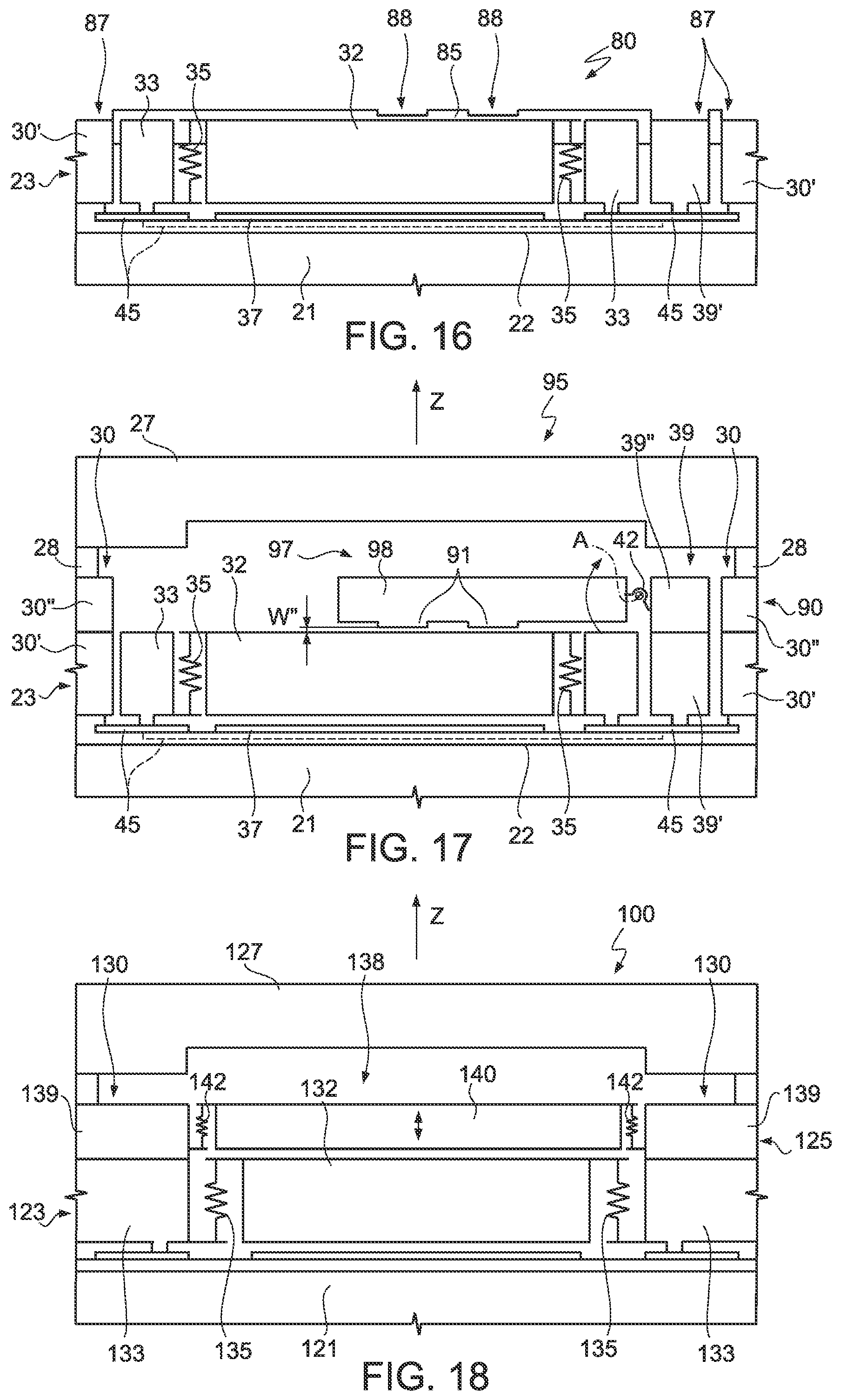 Patent US12325628 — Microelectromechanical device with out-of-plane stopper structure — Figure 1
