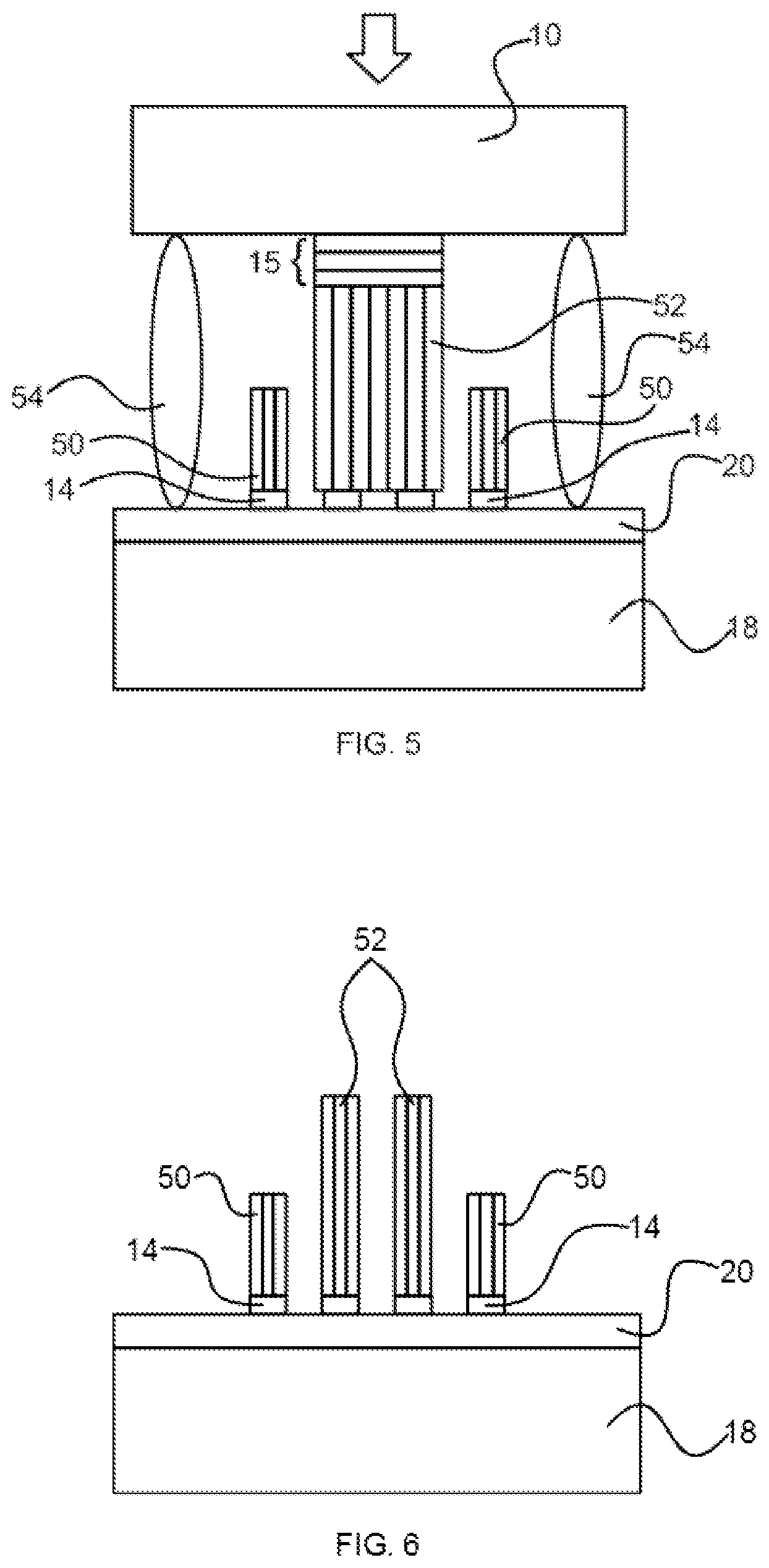 Patent US12325629 Figure 4 – Nanostructure transfer method